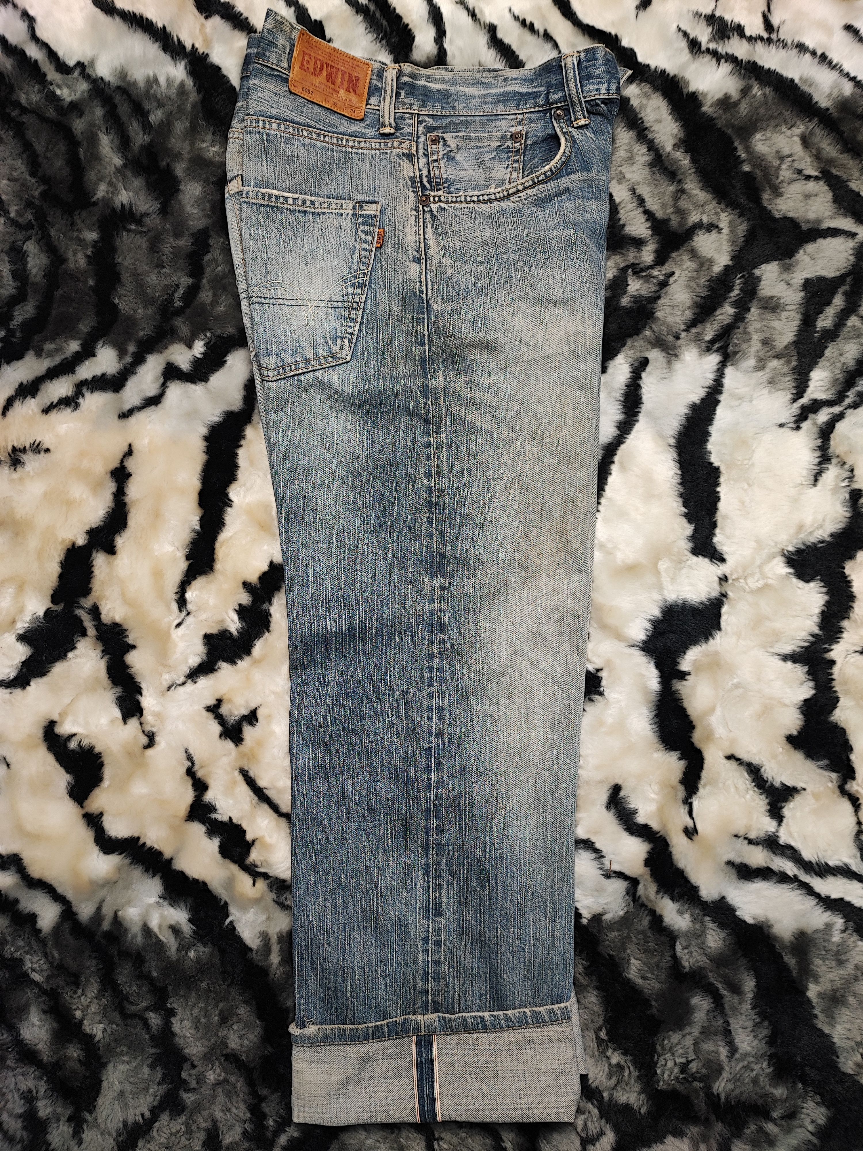 Edwin × Japanese Brand Edwin Jeans Selvedge 505Z Redline Size US 33 - 18 Thumbnail