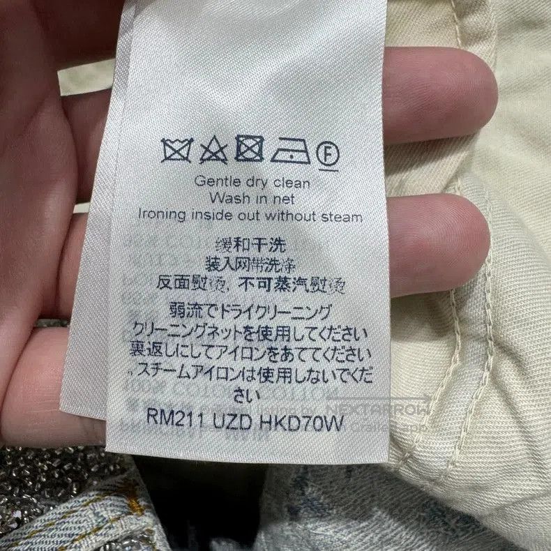 Louis Vuitton Louis Vuitton Denim Jeans with Rhinestones. Size US 38 / EU 54 - 5 Thumbnail
