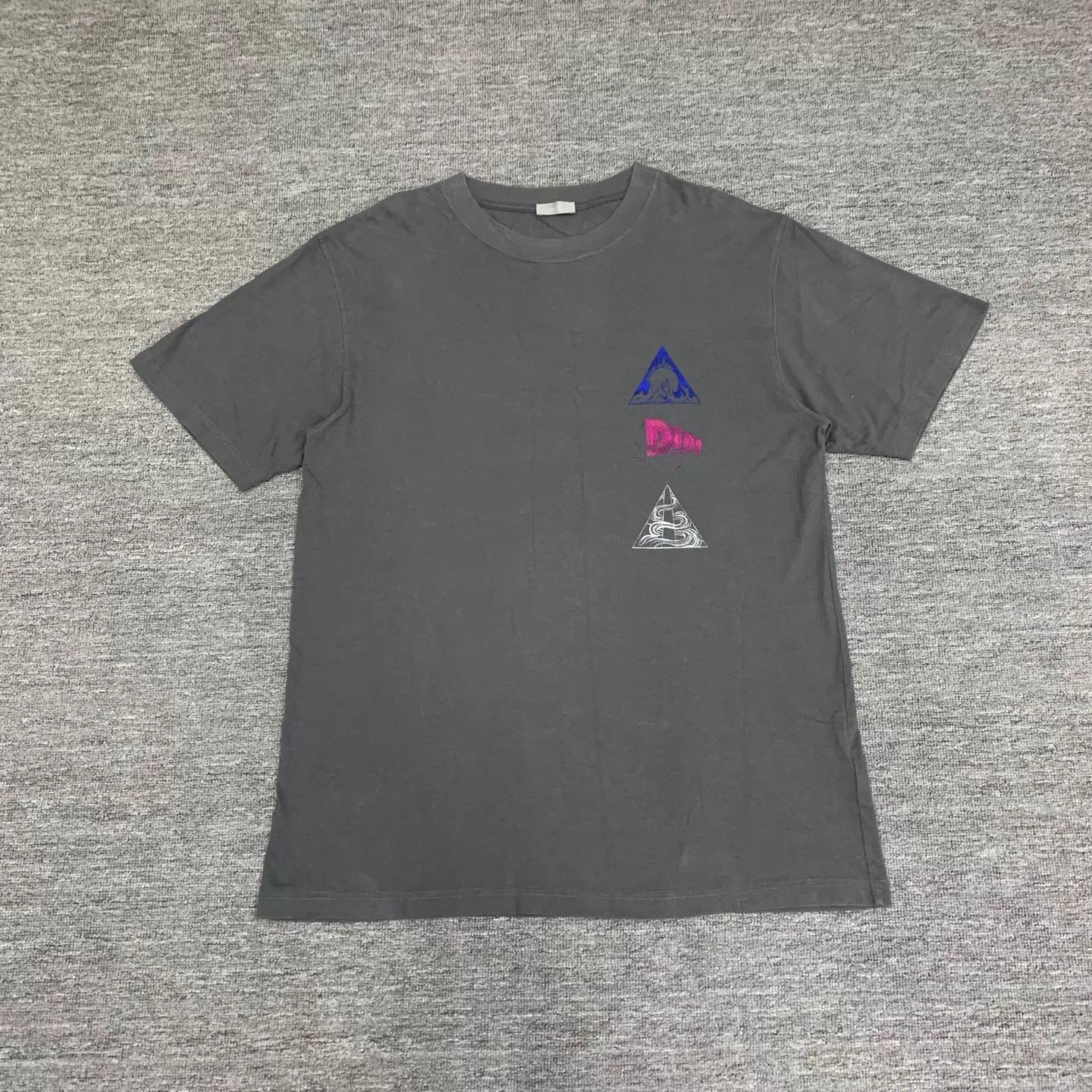 Dior Gray Short-Sleeve Graphic T-Shirt Size US L / EU 52-54 / 3 - 1 Thumbnail