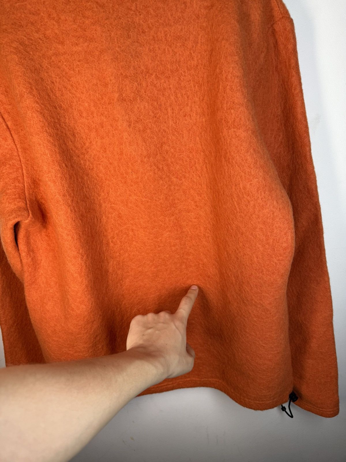 Yves Saint Laurent Wool YSL Sweatshirt 1/4 Quarter Zip Orange Soft Sweater 90s Size US S / EU 44-46 / 1 - 18 Thumbnail
