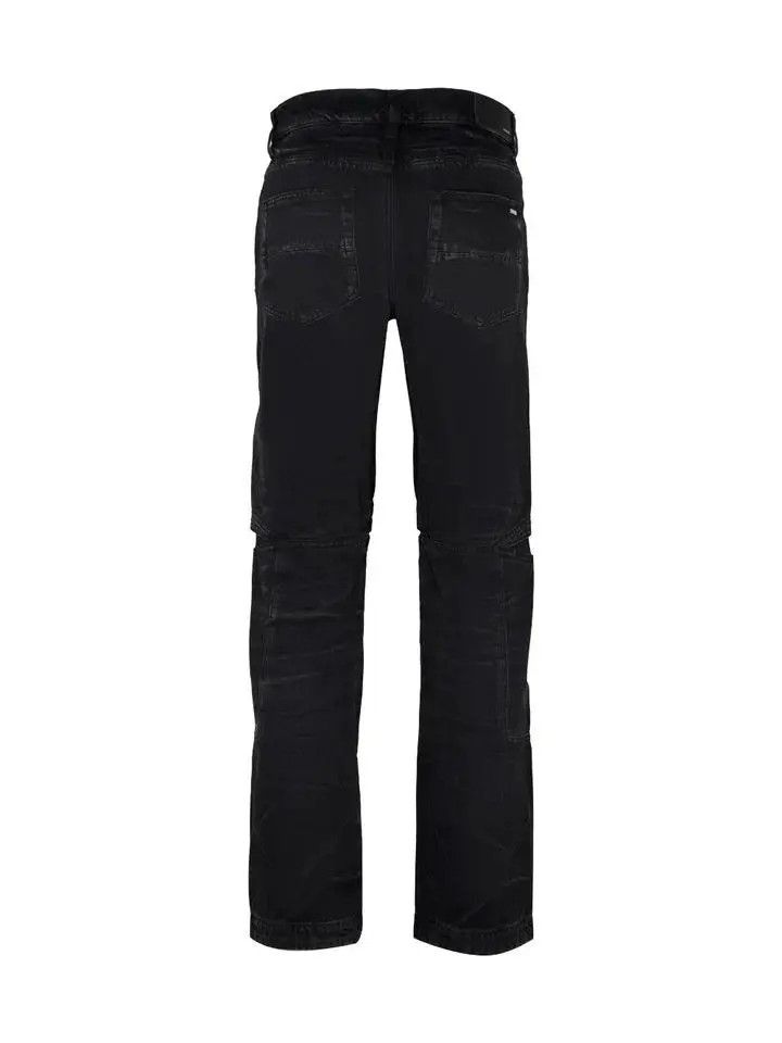 Amiri oc11z0225 MX-3 Straight Leg Jeans in Black Size US 31 - 2 Thumbnail