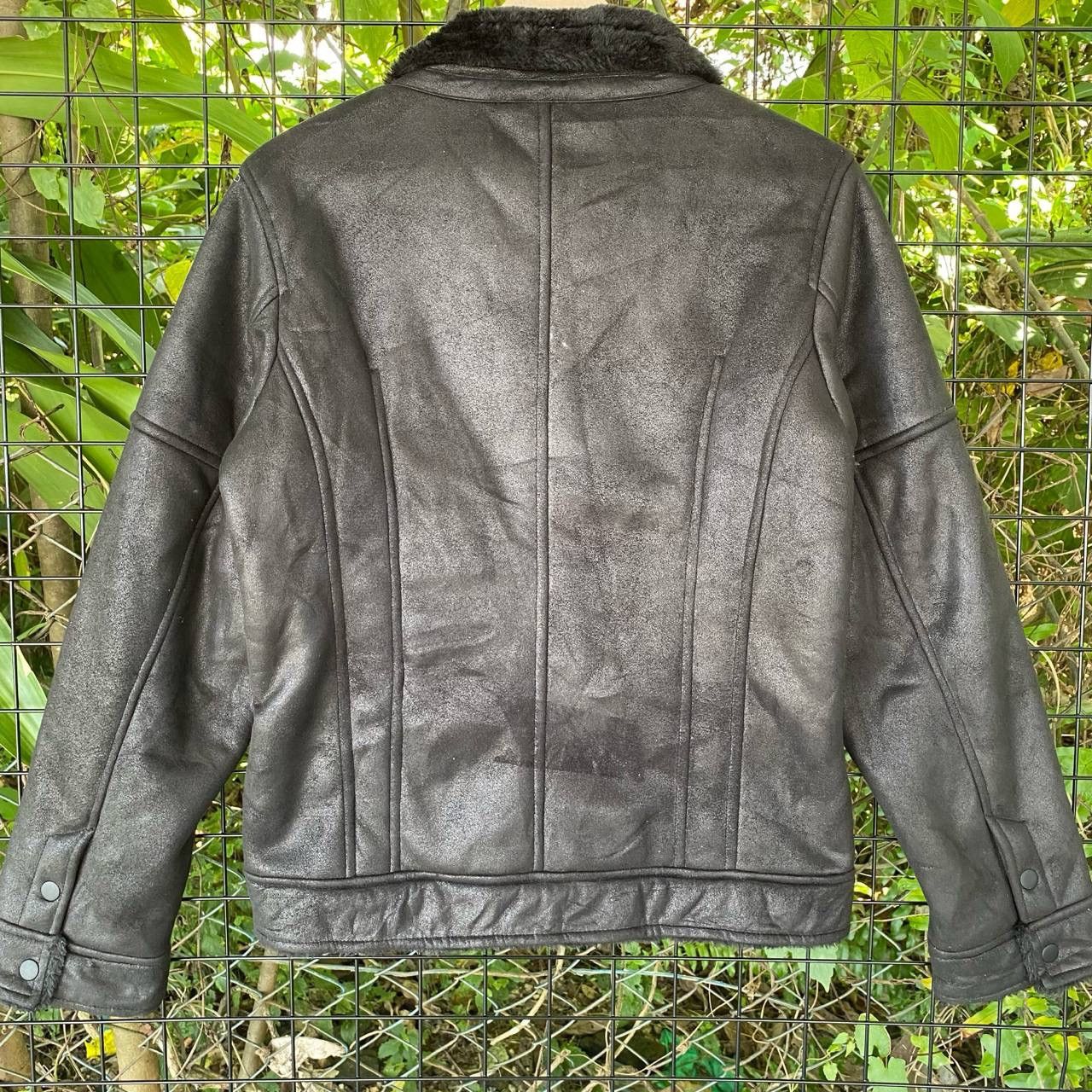 Japanese Brand × Seditionaries × semanticdesign Vtg DematicDesign Fluffy Black Moto Jacket Size US S / EU 44-46 / 1 - 10 Thumbnail