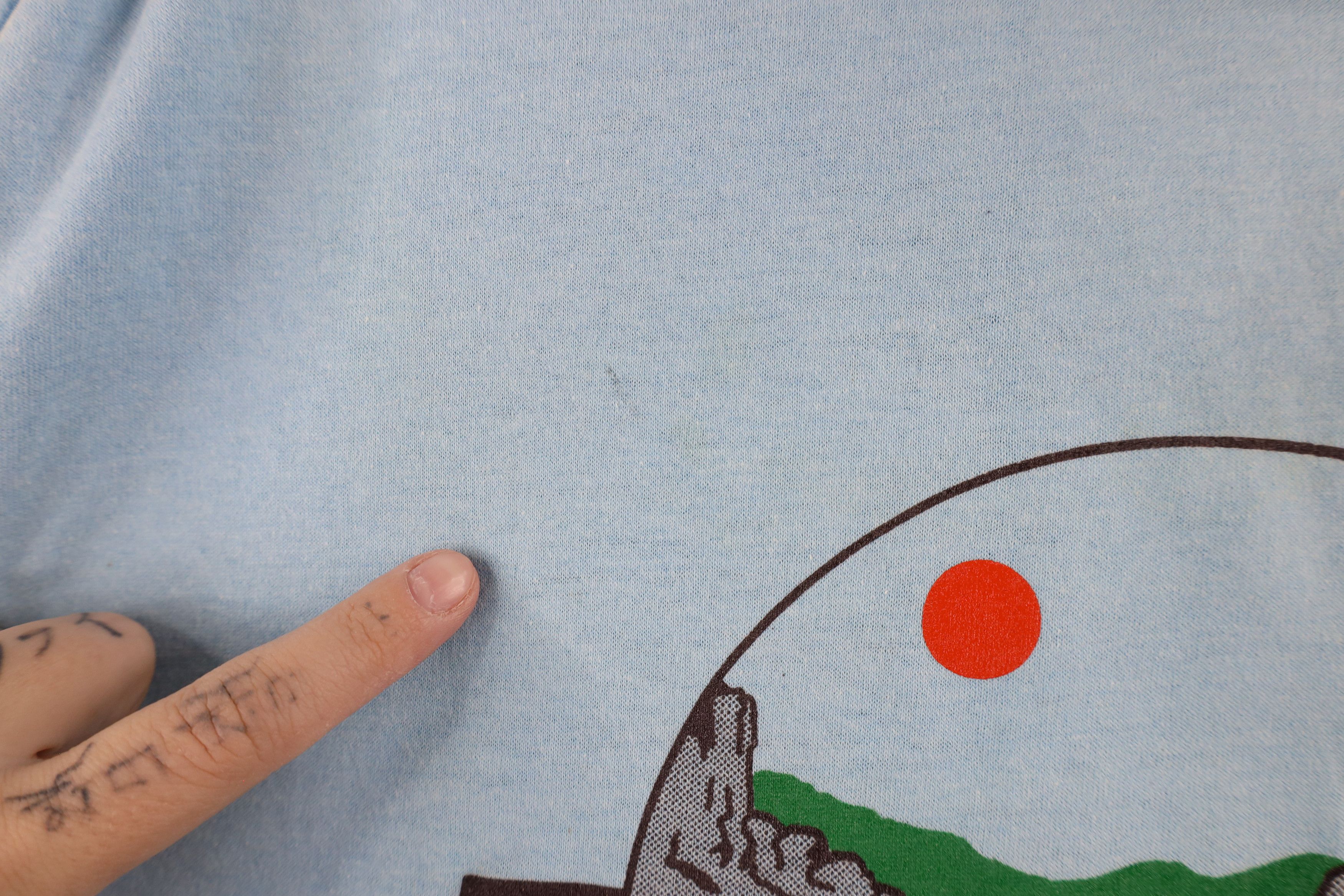 Vintage Vintage 80s Camp Frontier Short Sleeve T-Shirt Blue USA Size US L / EU 52-54 / 3 - 5 Thumbnail