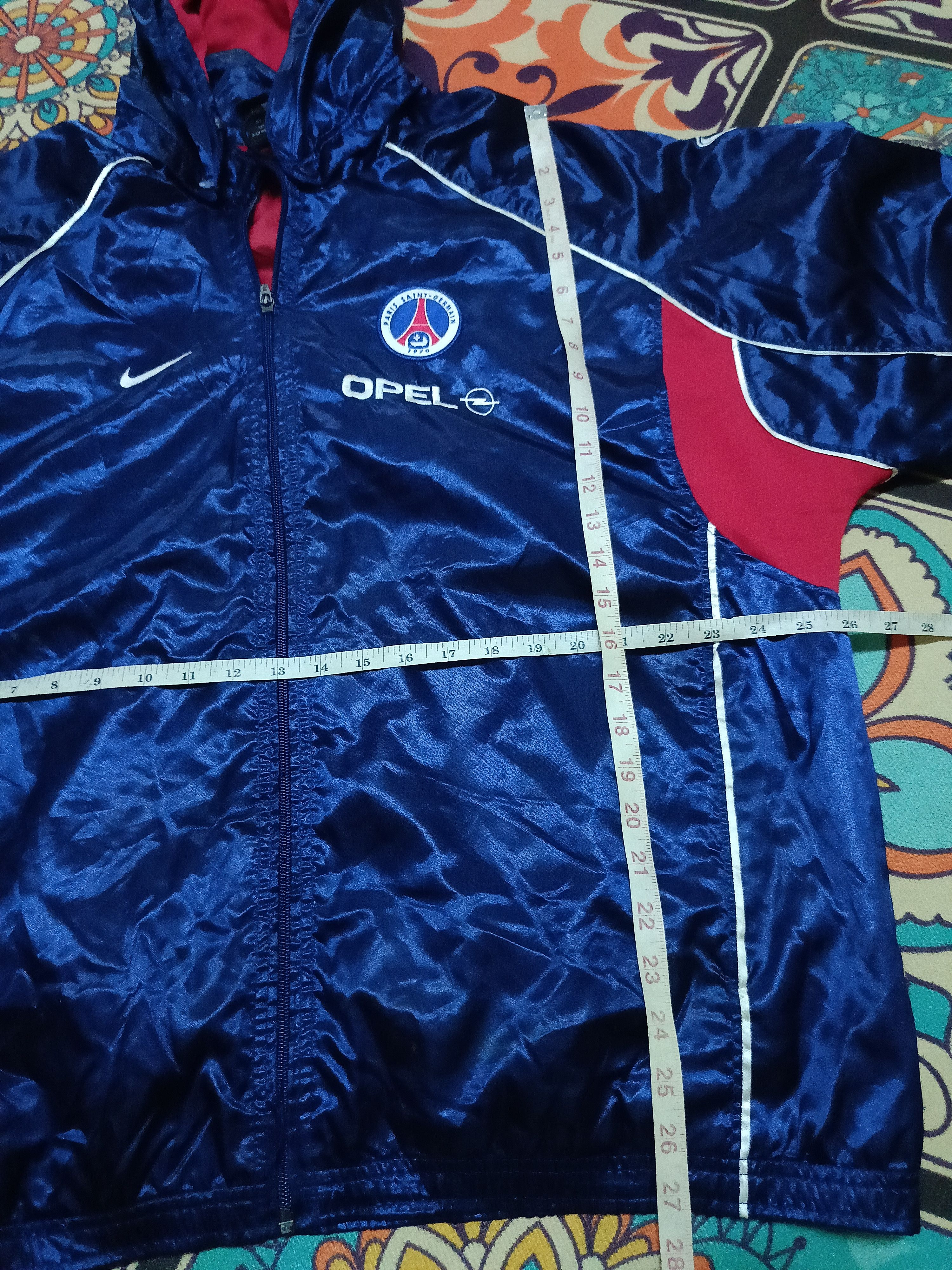 Nike 90s PSG Nike track suit vintage navy pants windbreaker Size US XL / EU 56 / 4 - 8 Thumbnail