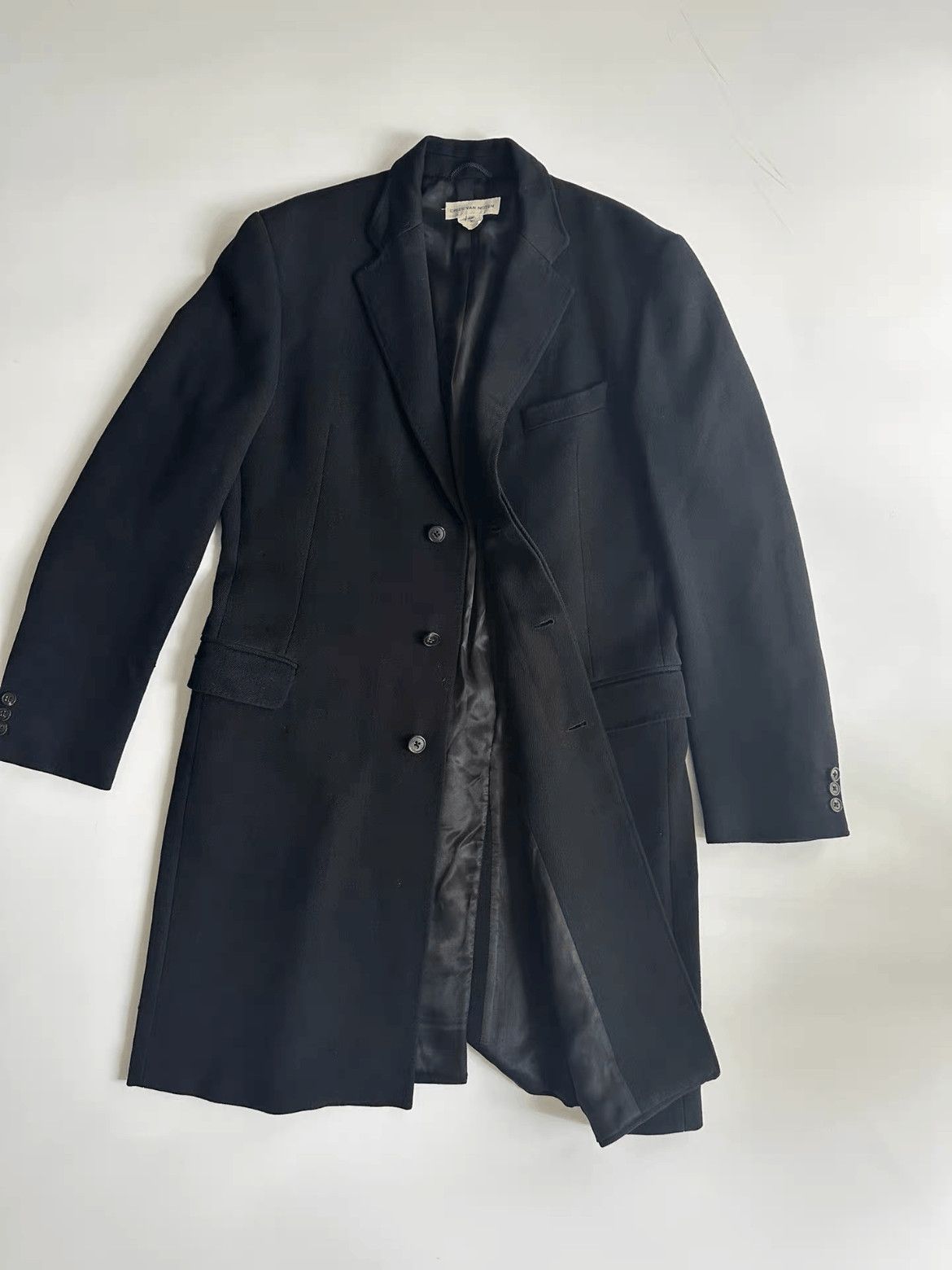 Dries Van Noten Sz 48 Dries Van Noten Classic Wool Coat Size US M / EU 48-50 / 2 - 2 Thumbnail