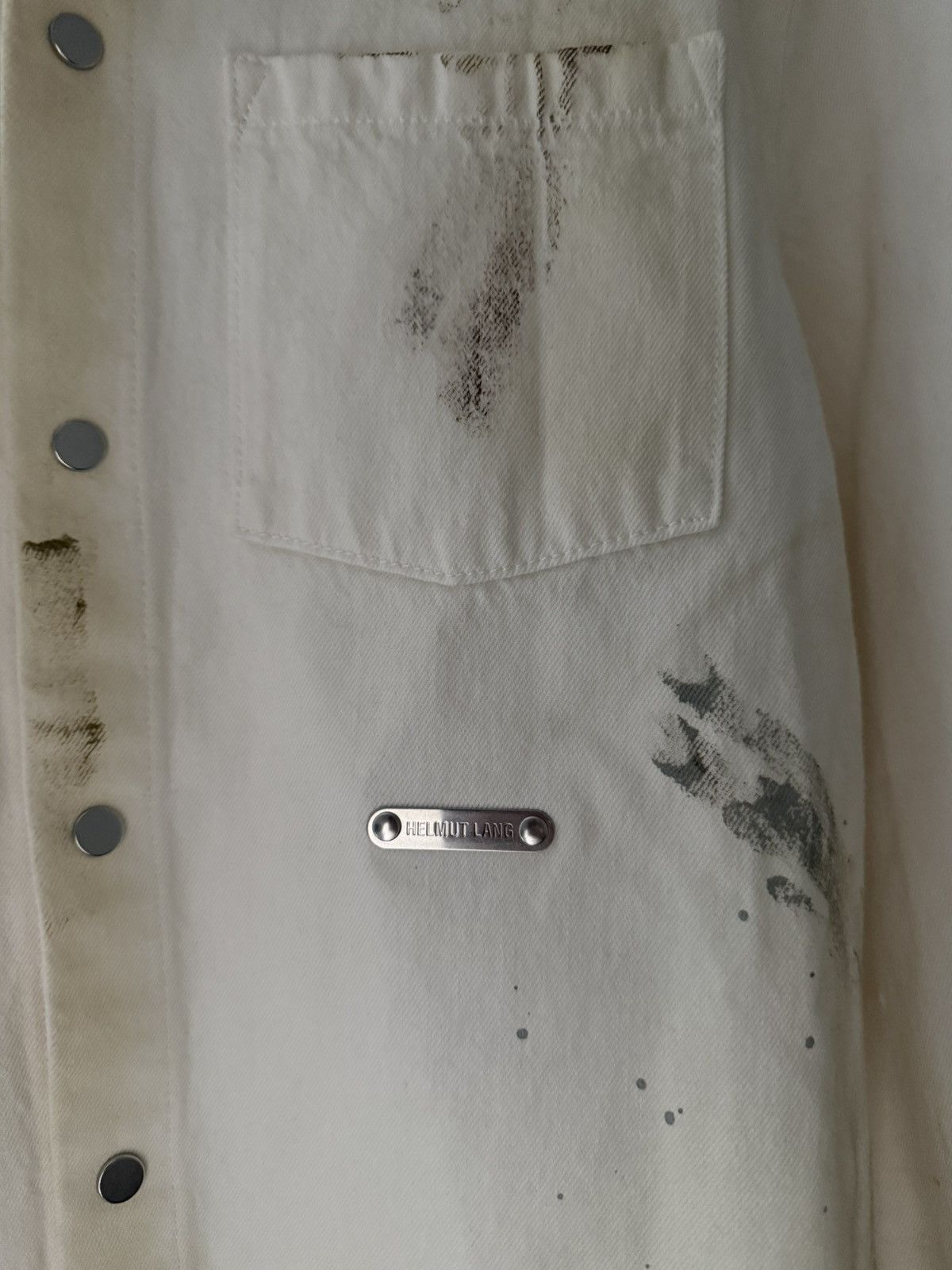 Helmut Lang × Vintage Helmut Lange Paint Shirt Size US M / EU 48-50 / 2 - 3 Thumbnail