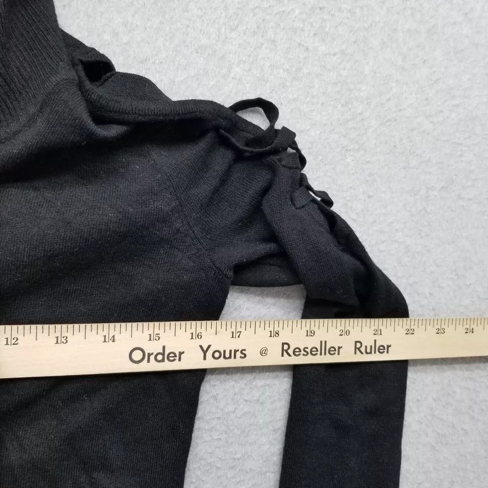Other Hooked Up Sweater Womens Small Black Turtleneck Rayon Blend Size S / US 4 / IT 40 - 9 Thumbnail