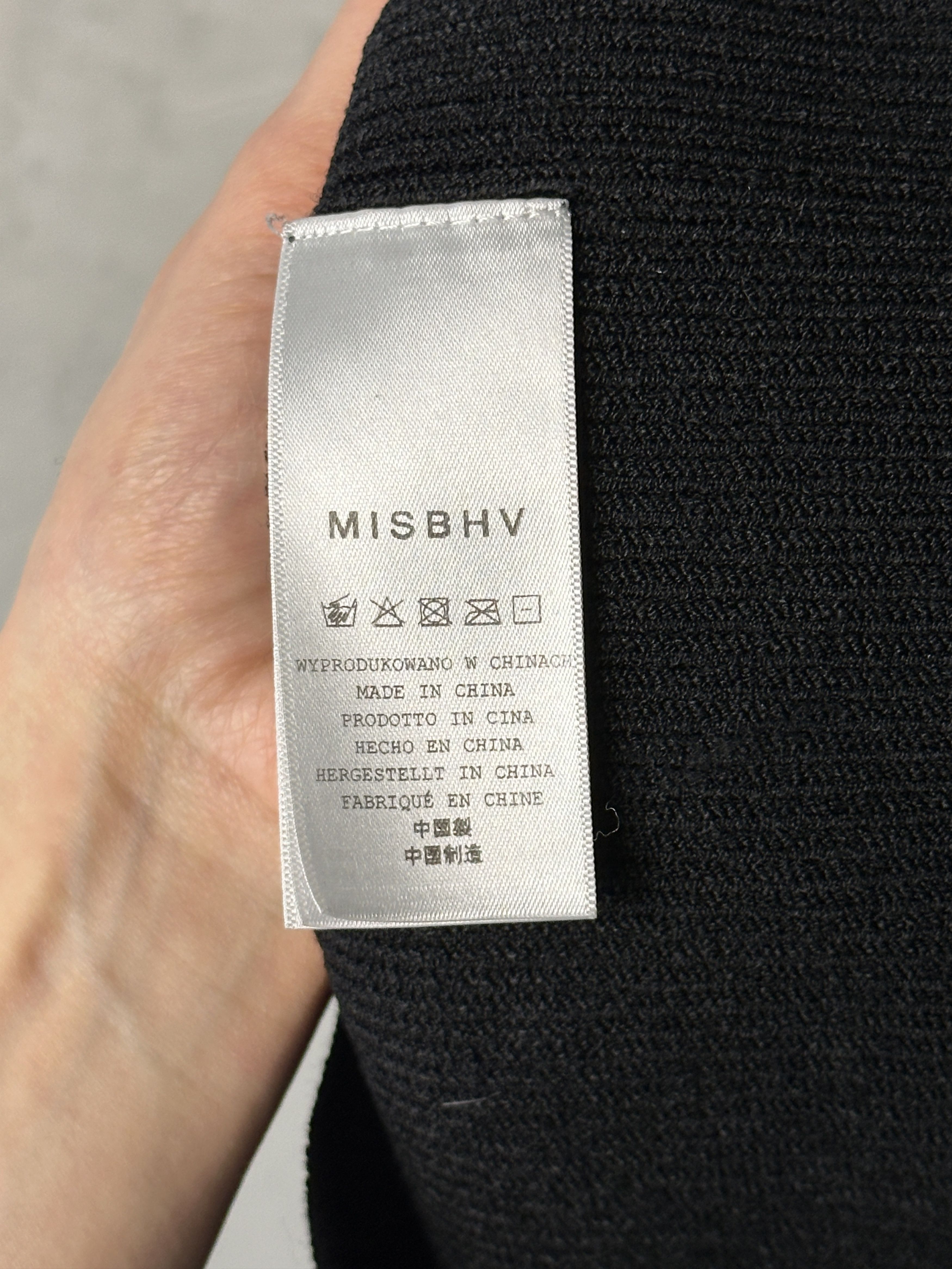 Misbhv Misbhv Small Logo Black Sweater Size US XL / EU 56 / 4 - 4 Thumbnail