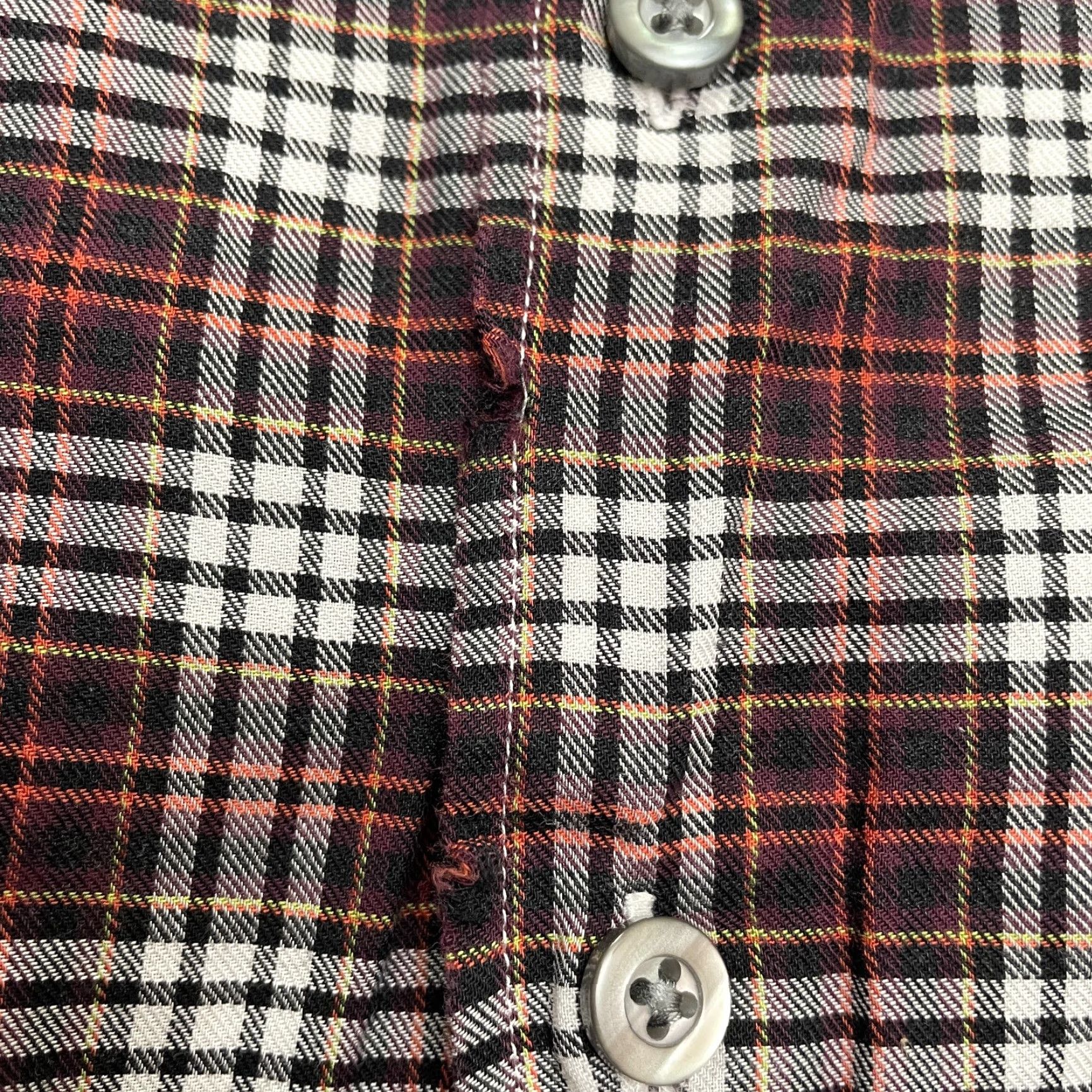 Vintage Scott Barber Button Up Shirt Mens M Multi Plaid Long Sleeve Cotton Casual Regular Size US M / EU 48-50 / 2 - 4 Thumbnail
