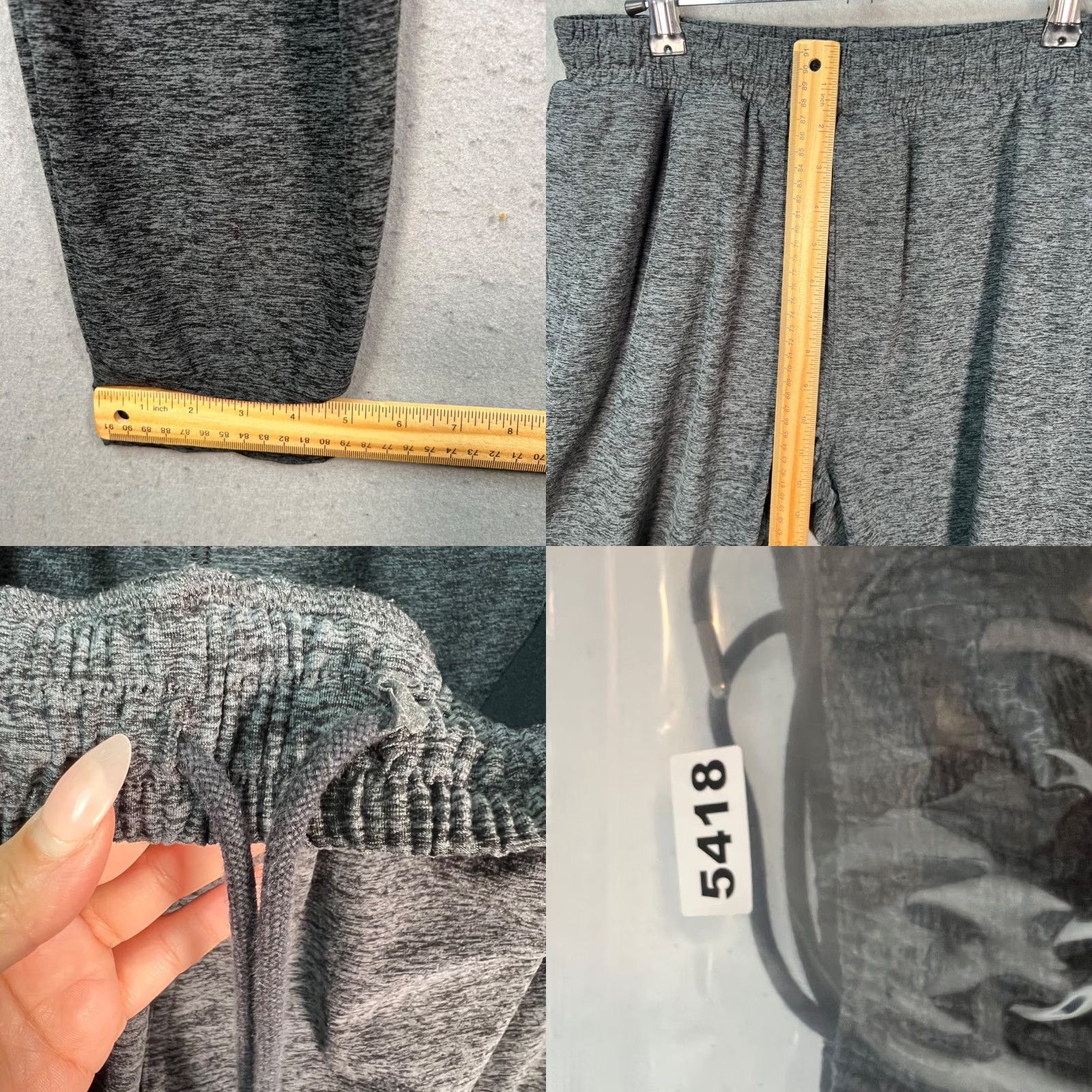 Beyond Yoga Beyond Yoga Womens Large Gray Stretch Jogger Pants Made In USA Jogger Pants Womens Large Gray Stretch Athletic Yoga Size 36" / US 14 / IT 50 - 8 Thumbnail