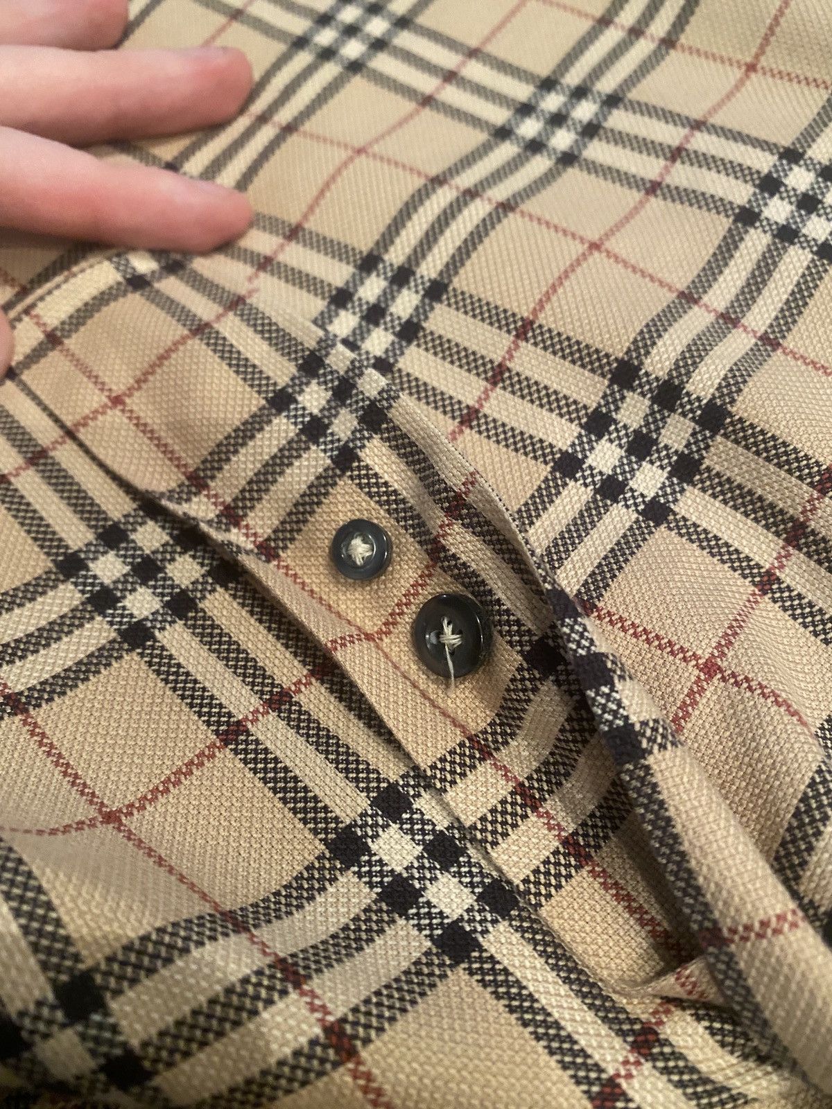 Burberry Vintage Luxury burberry fullprint shirt button up Size US XL / EU 56 / 4 - 4 Thumbnail