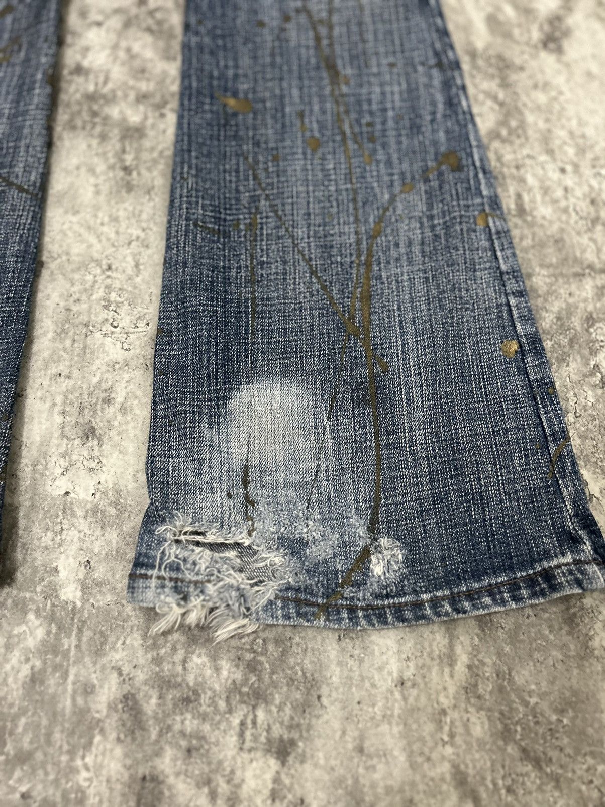 If Six Was Nine × Japanese Brand × Le Grande Bleu (L.G.B.) Vintage Orignal Jeans Distressed Flare Pans Size US 30 / EU 46 - 7 Thumbnail