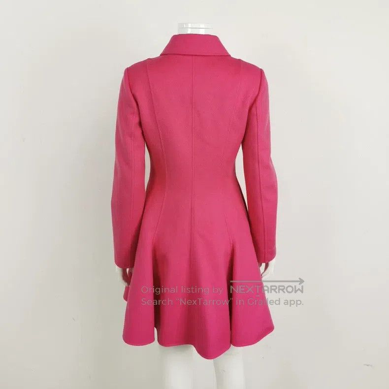 Other Valentino Rose red wool coat Size XS / US 0-2 / IT 36-38 - 2 Thumbnail