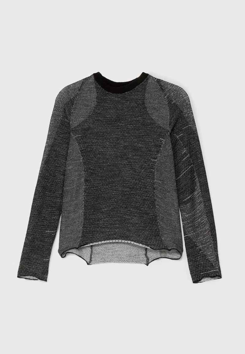 Saul Nash !DS! SS23 Saul Nash High Neck Compression Grey Wool Jumper Size US L / EU 52-54 / 3 - 2 Thumbnail