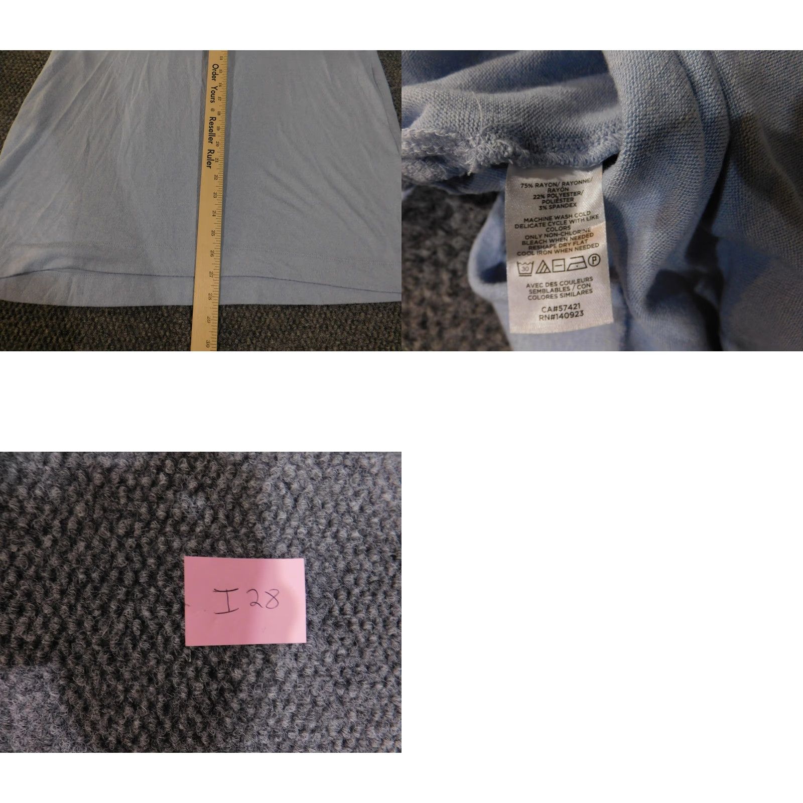 Loft LOFT Womens XL Blue Raglan Long Sleeve Lightweight Knit Top Sweater Shirt Terit Ann Taylor Size XL / US 12-14 / IT 48-50 - 9 Thumbnail