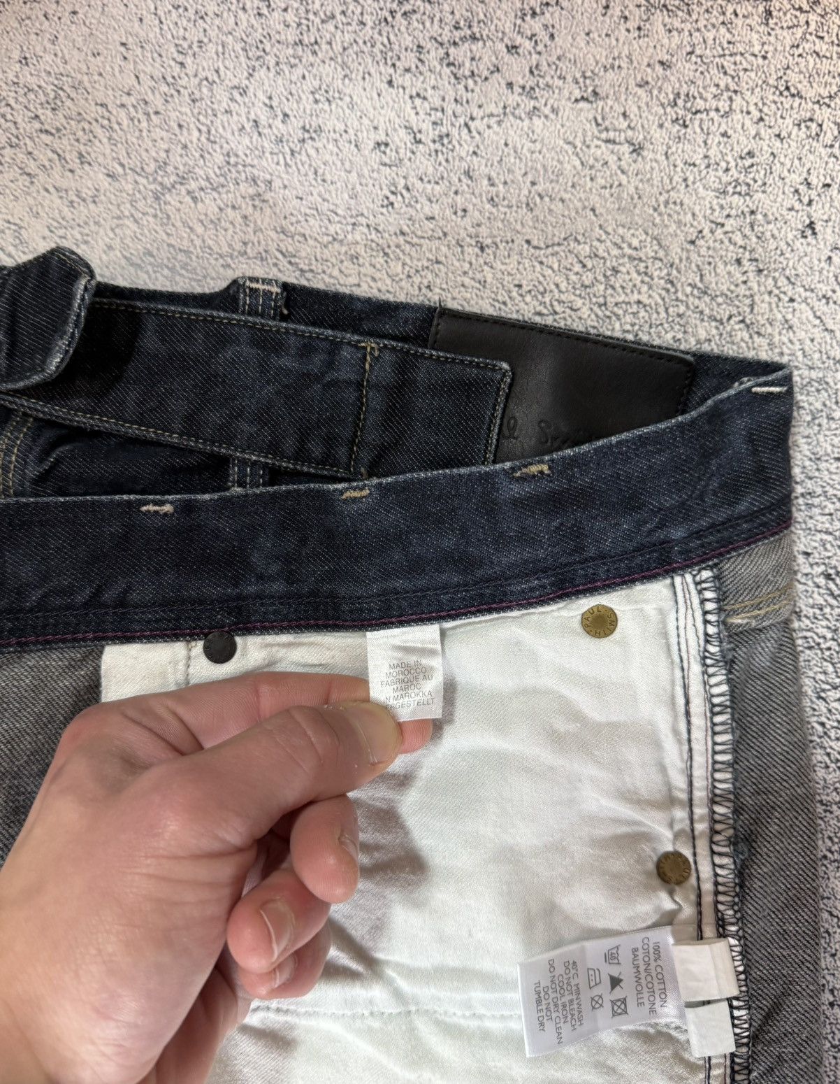 Paul Smith Paul Smith Jeans Cinch Back 34 Indigo Denim Straight Vintage Size US 34 / EU 50 - 14 Thumbnail