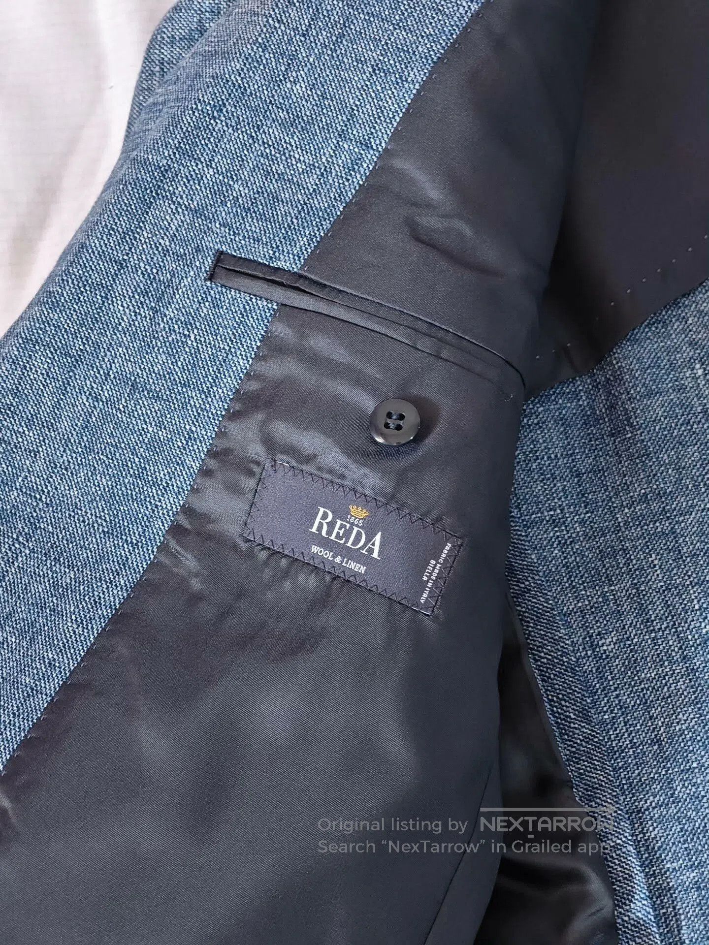 Japanese Brand Italian Recycled Wool Linen Suit. Size US S / EU 44-46 / 1 - 7 Thumbnail