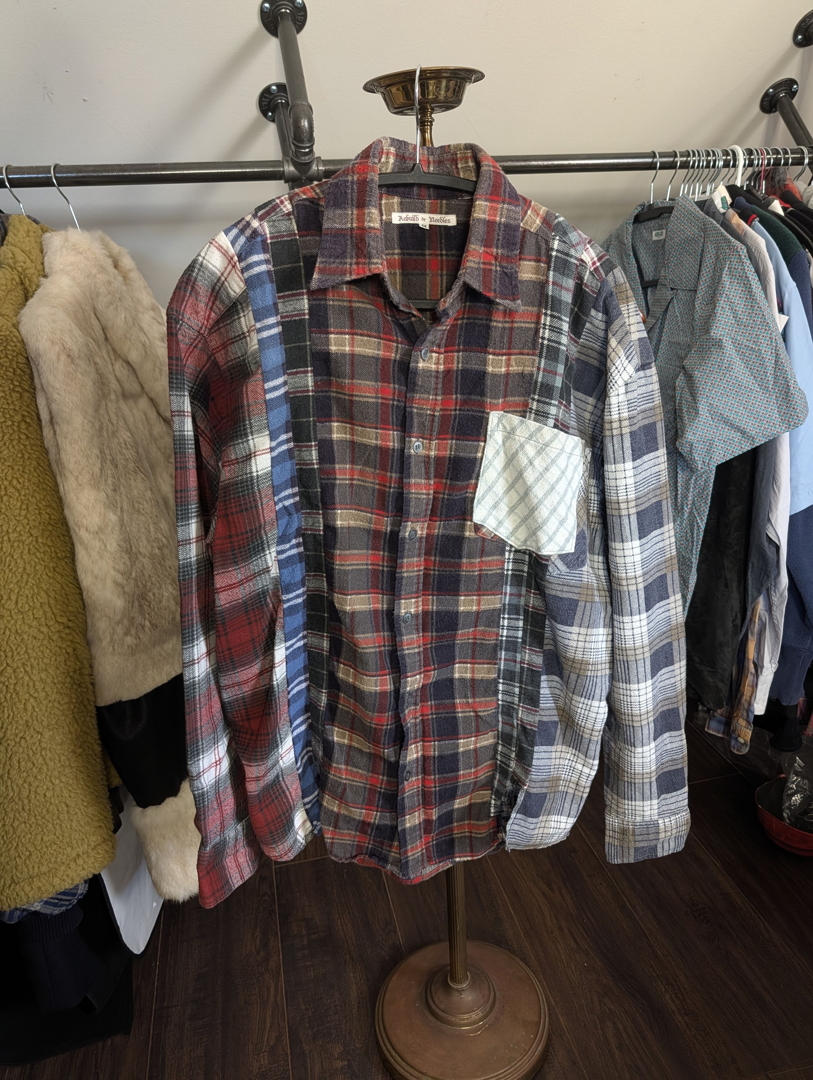 Needles REBUILD BY NEEDLES 1/1 Patchwork Flannel Shirt M Size US M / EU 48-50 / 2 - 1 Thumbnail