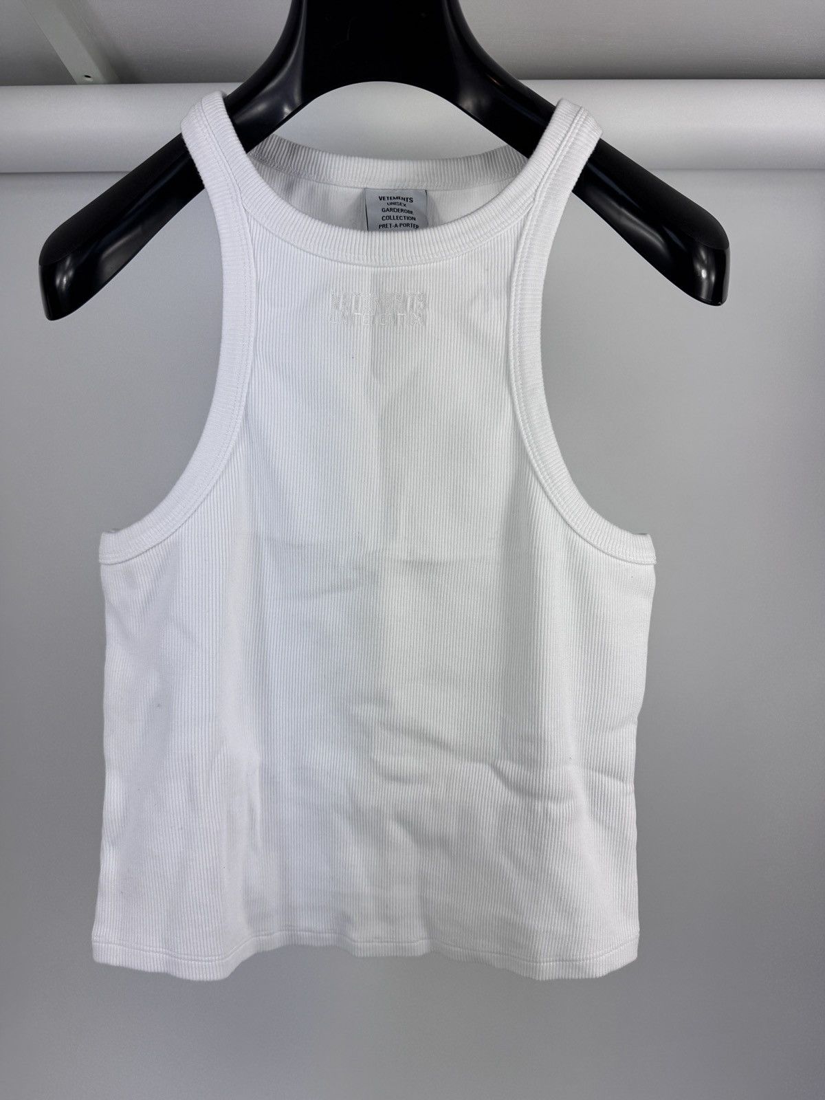 Vetements LOGO EMBROIDERED TANK TOP Size XL / US 12-14 / IT 48-50 - 1 Thumbnail