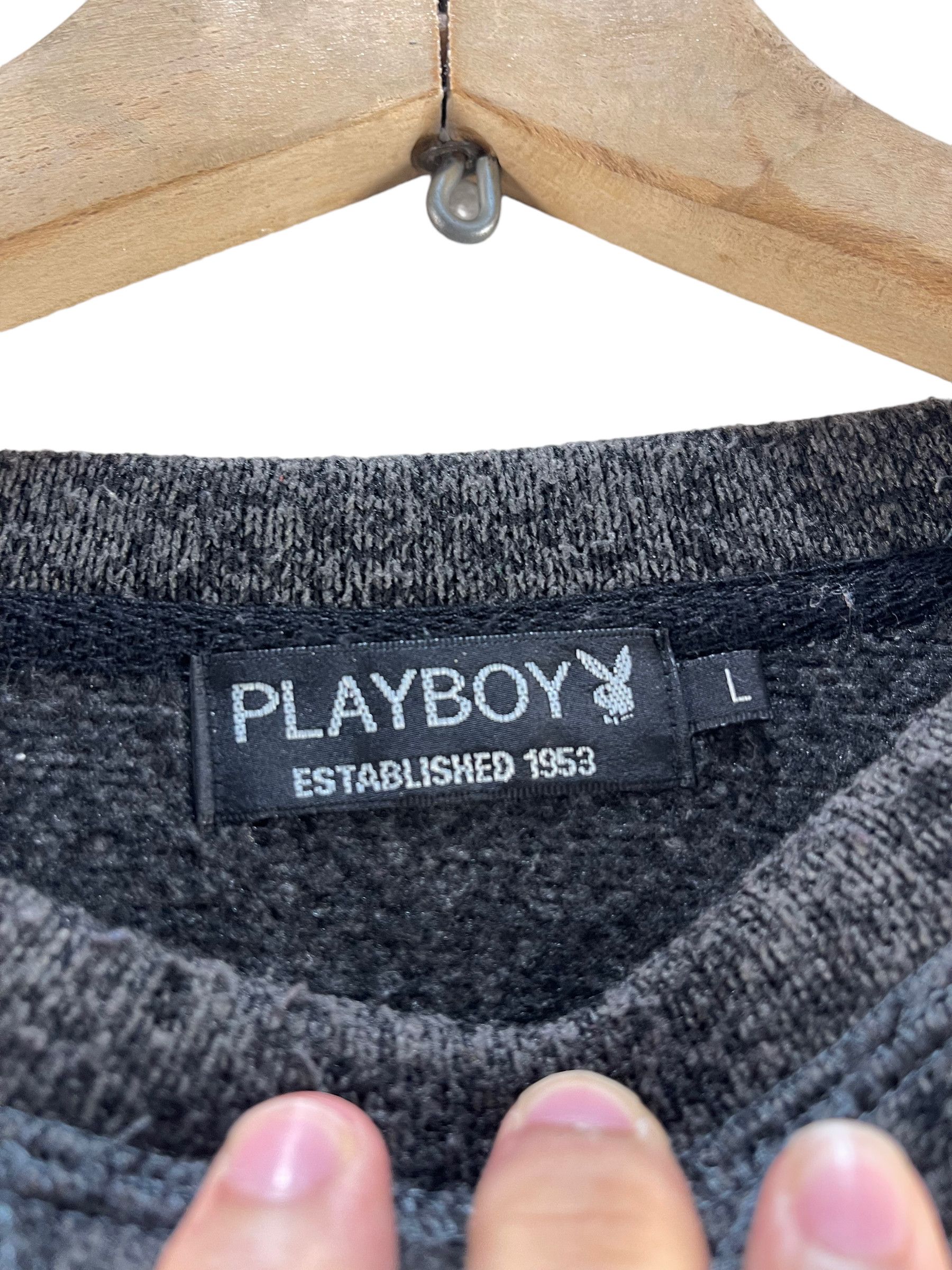 Playboy Vintage Playboy Logo Spellout Sweatshirt Size US L / EU 52-54 / 3 - 9 Thumbnail