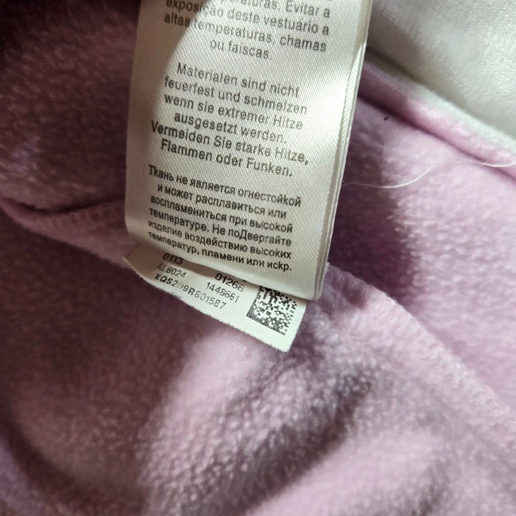 Pinko COLUMBIA Jacket Pink Zip Up Fleece Embroidered Breast Cancer Women's M Medium Size M / US 6-8 / IT 42-44 - 5 Thumbnail