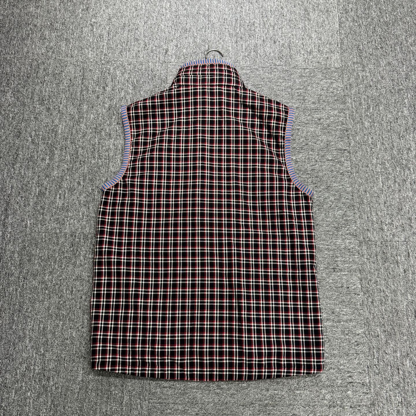 Prada Prada Virgin Wool Plaid Vest 46 (98 New) Size US S / EU 44-46 / 1 - 5 Thumbnail