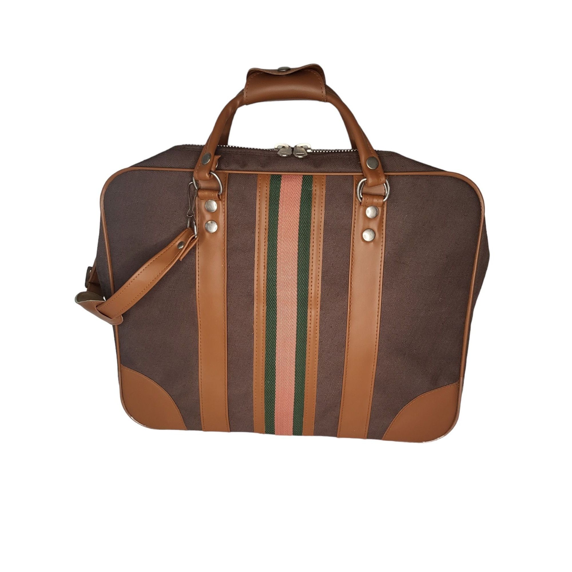 Vintage Vintage National Specialty MFG Company Portfolio Bag Brown A Size ONE SIZE - 3 Thumbnail
