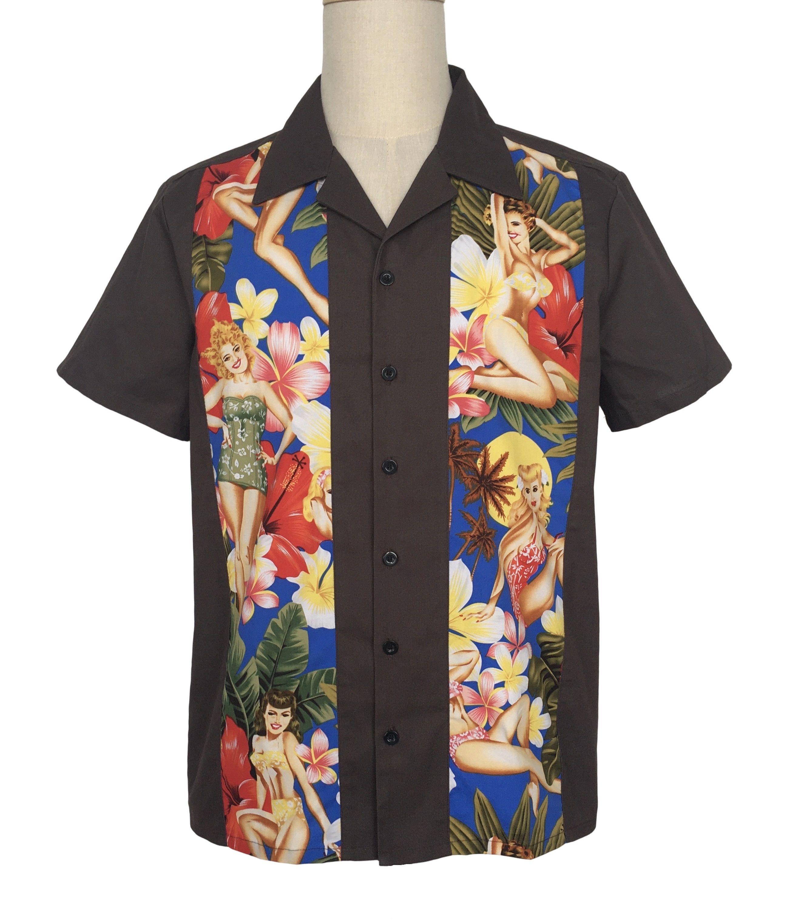 Other Summer Shirt for Men Vintage Casual Simple Lapel Button Tops Size US M / EU 48-50 / 2 - 1 Thumbnail