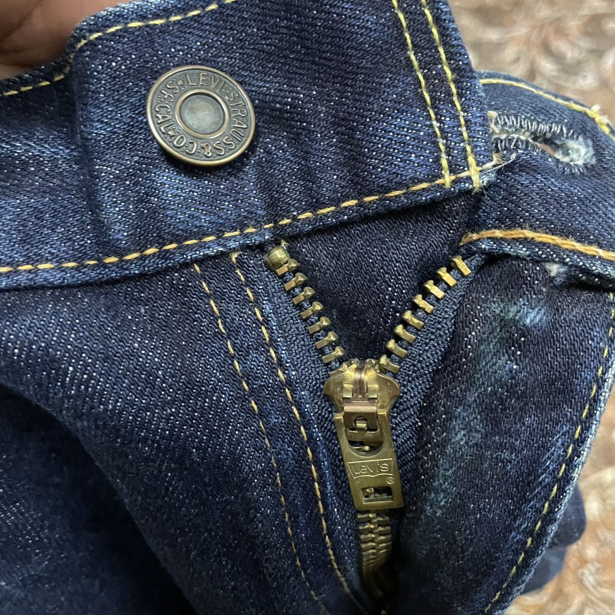 Levi's Vintage Clothing 🔥Vintage Levis 517 Stoned Washed Distress Denim Jeans Size US 33 - 10 Thumbnail