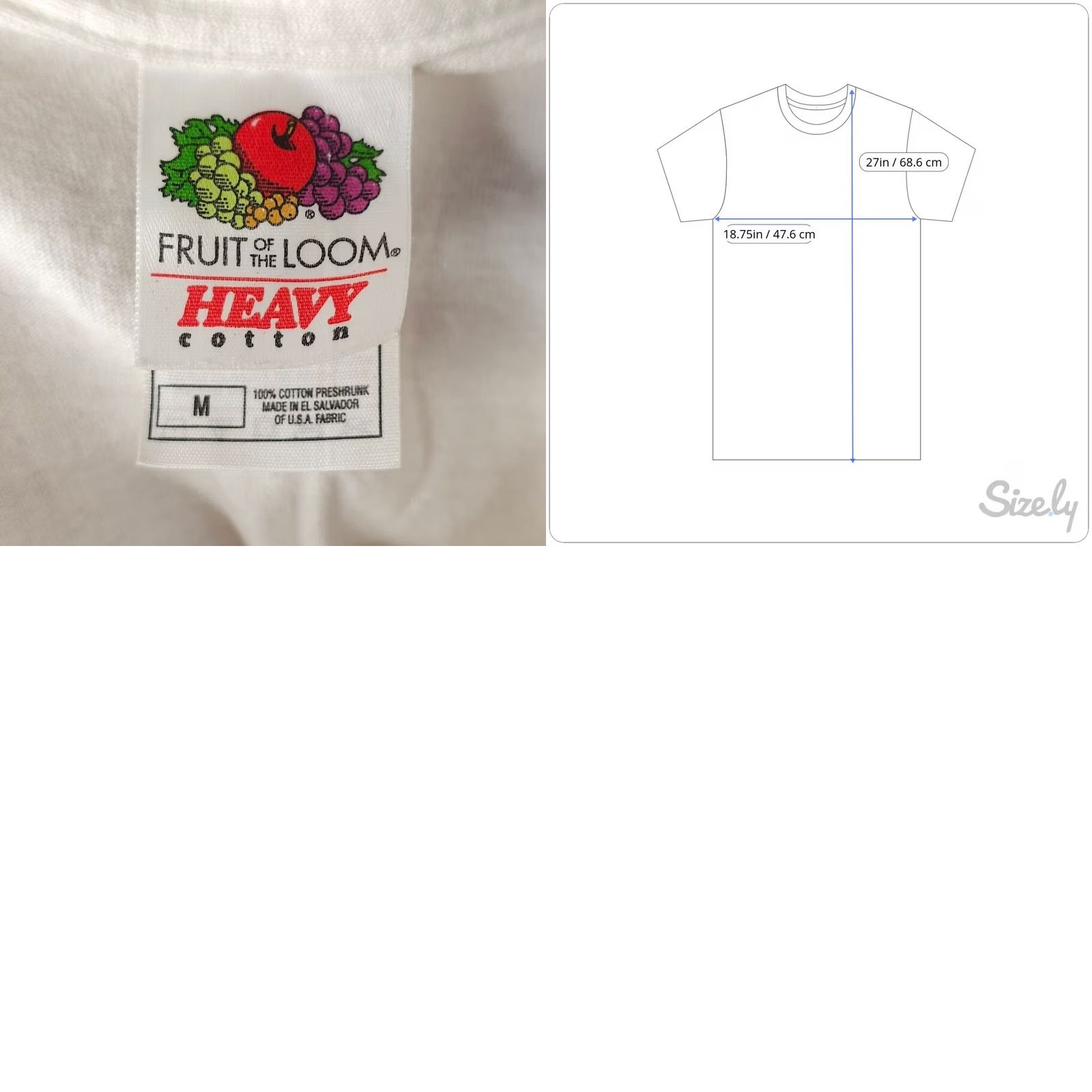Fruit Of The Loom VINTAGE Christian T Shirt Mens Size Medium White Bible Verse Jesus Tee Running Shirt Size US M / EU 48-50 / 2 - 8 Thumbnail