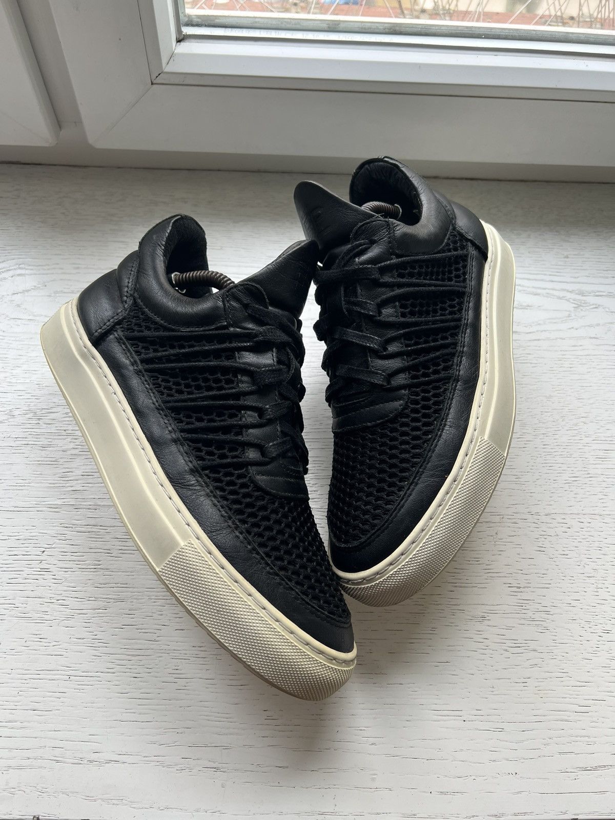 Filling Pieces ‼️Luxury Filling Pieces Leather Casual Designer Shoes‼️ Size US 7 / EU 40 - 7 Thumbnail