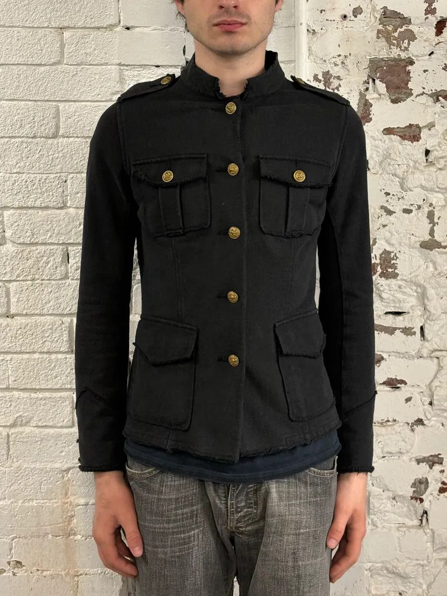Polo Ralph Lauren 2010s Ralph Lauren Black Officer Buttoned Jacket Size US S / EU 44-46 / 1 - 2 Thumbnail