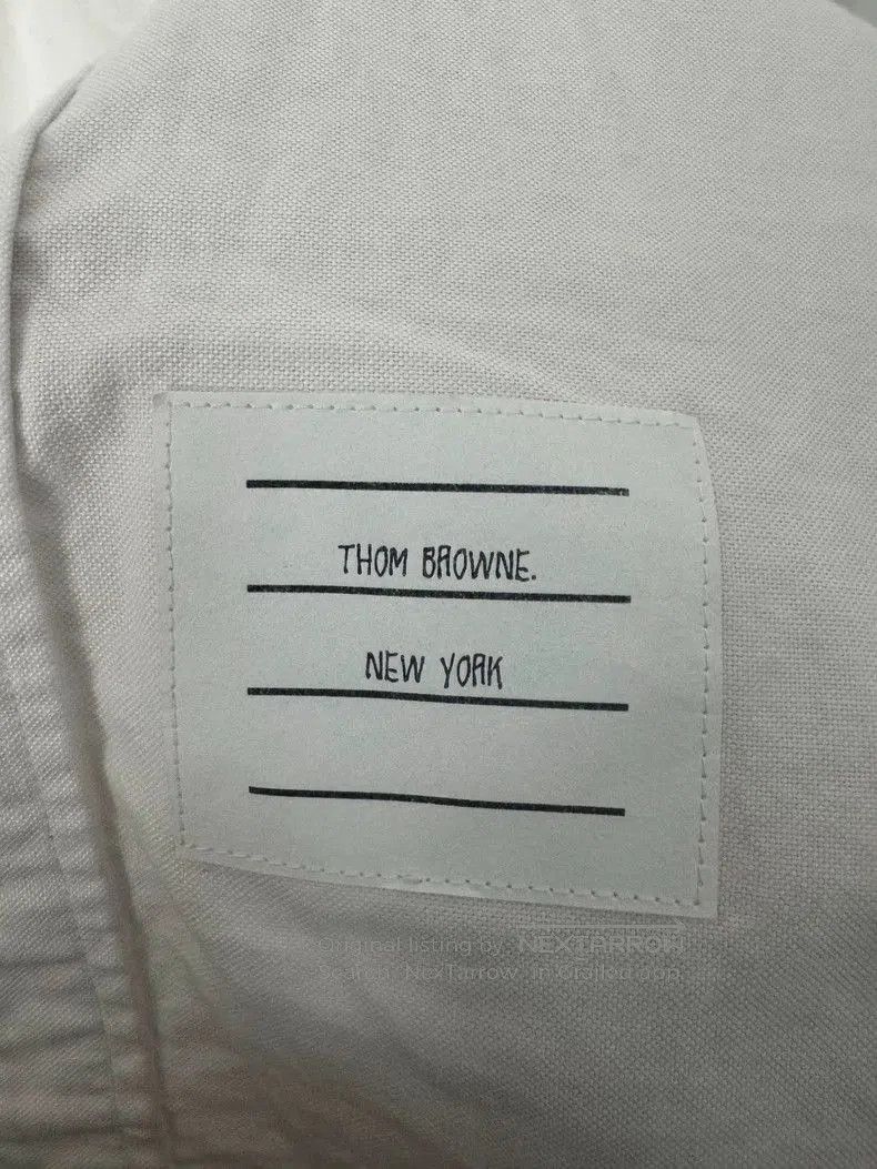 Thom Browne Thom Browne White Long Sleeve Shirt. Size US S / EU 44-46 / 1 - 6 Thumbnail