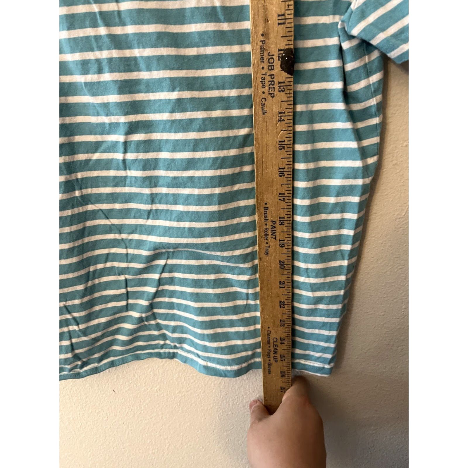 Ben Sherman Ben Sherman Striped Shirt Mens Medium Blue Cotton Short Sleeve T-Shirt Size US M / EU 48-50 / 2 - 4 Thumbnail