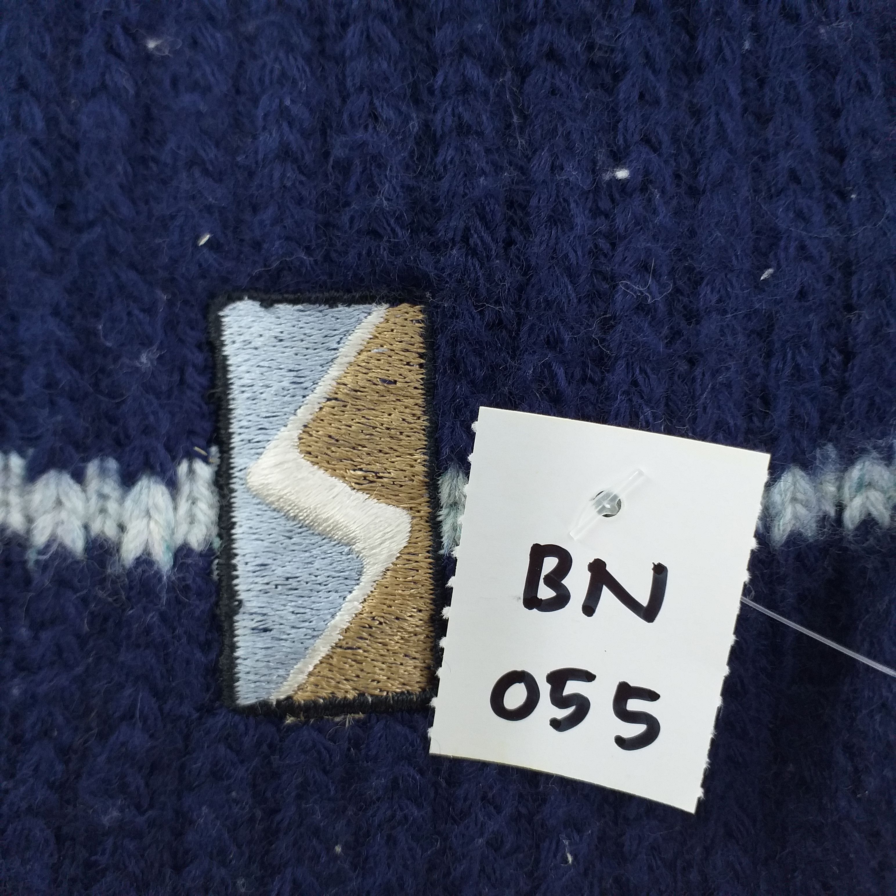 Vintage Two Stripes Snow Cap Hat Beanie -BN055 Size ONE SIZE - 6 Thumbnail