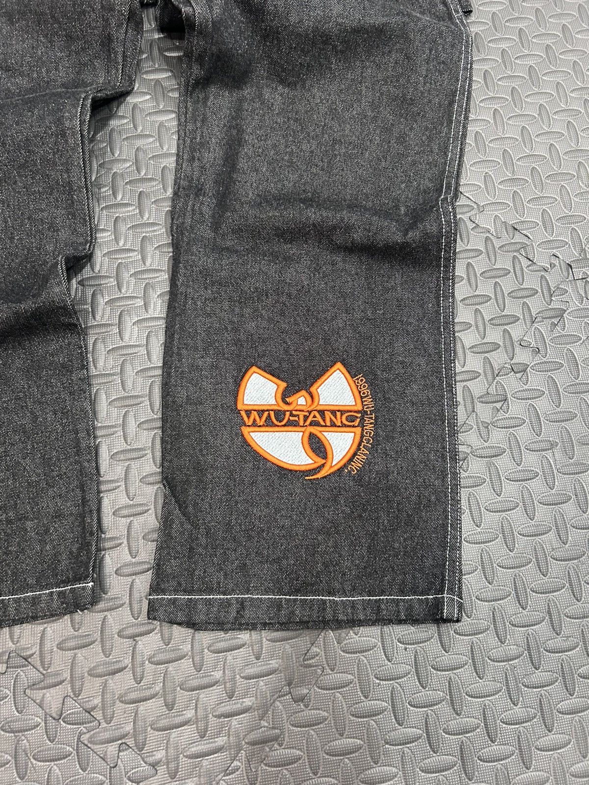 Wu-Tang Clan Wu-Tang x Skateboarder “HIP HOP” Raw Denim Jeans (Deadstock) Size US 32 / EU 48 - 6 Thumbnail