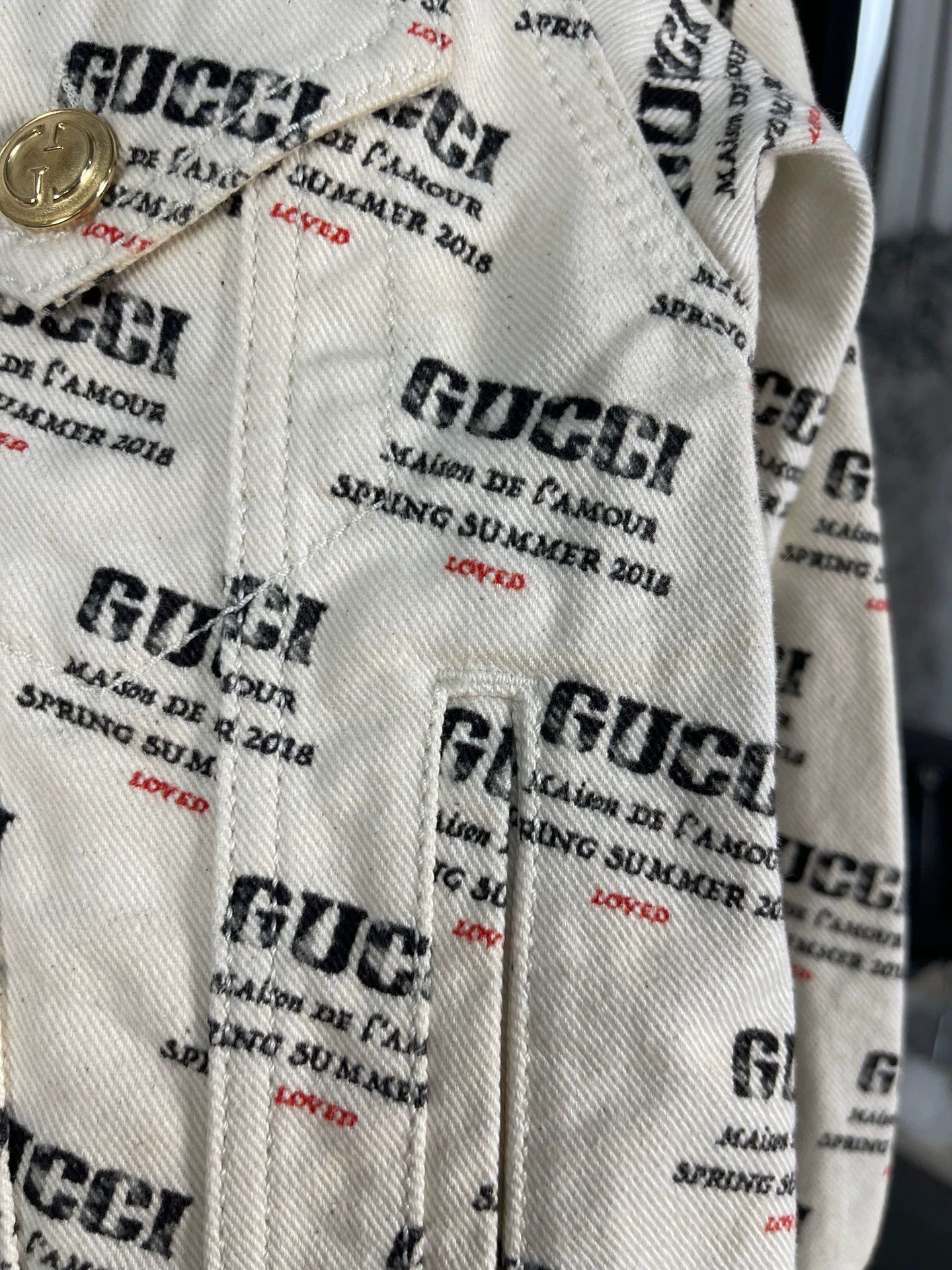 Gucci Gucci denim jacket women's size 36 Size XS / US 0-2 / IT 36-38 - 6 Thumbnail