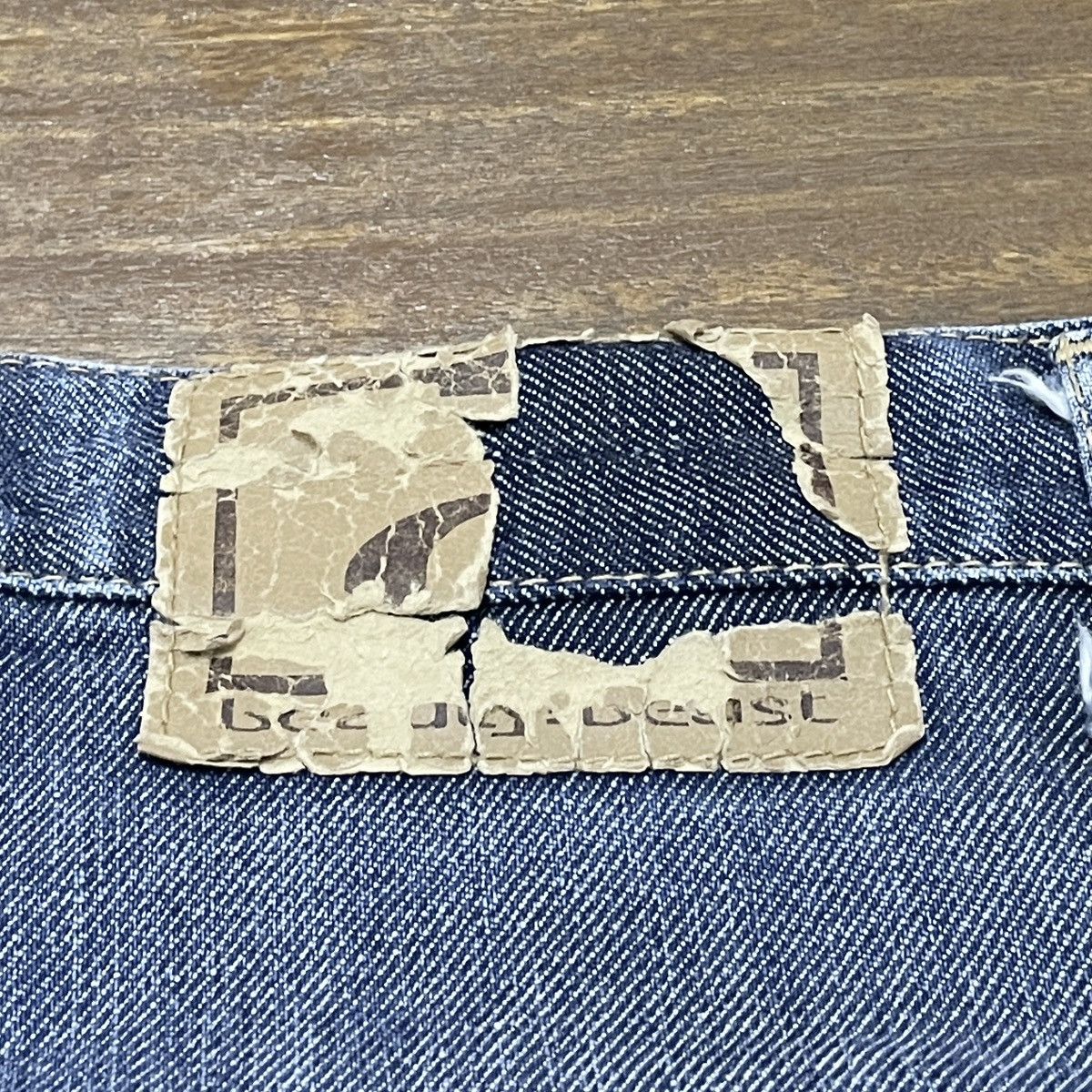 Beauty Beast Very Rare Vintage Brand Beauty Beast Cropped Jeans 2000s Size US 29 - 9 Thumbnail