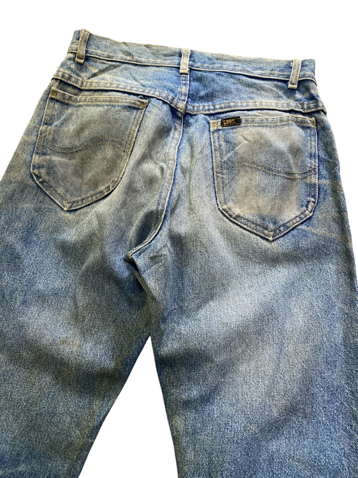 Lee × Vintage Vintage 80s Lee Rider Denim Distressed Size US 29 - 9 Thumbnail