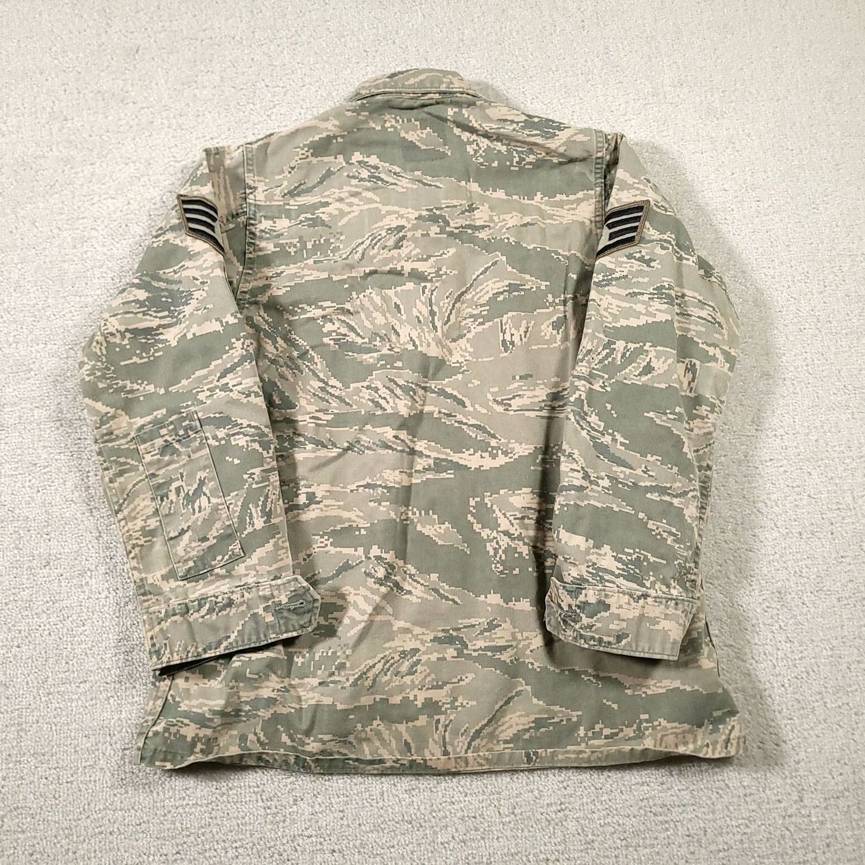 Vintage VINTAGE US Air Force Fatigues Shirt 6S Green Tiger Strip Camo Work Hunting Outdoor Mens Size US S / EU 44-46 / 1 - 7 Thumbnail