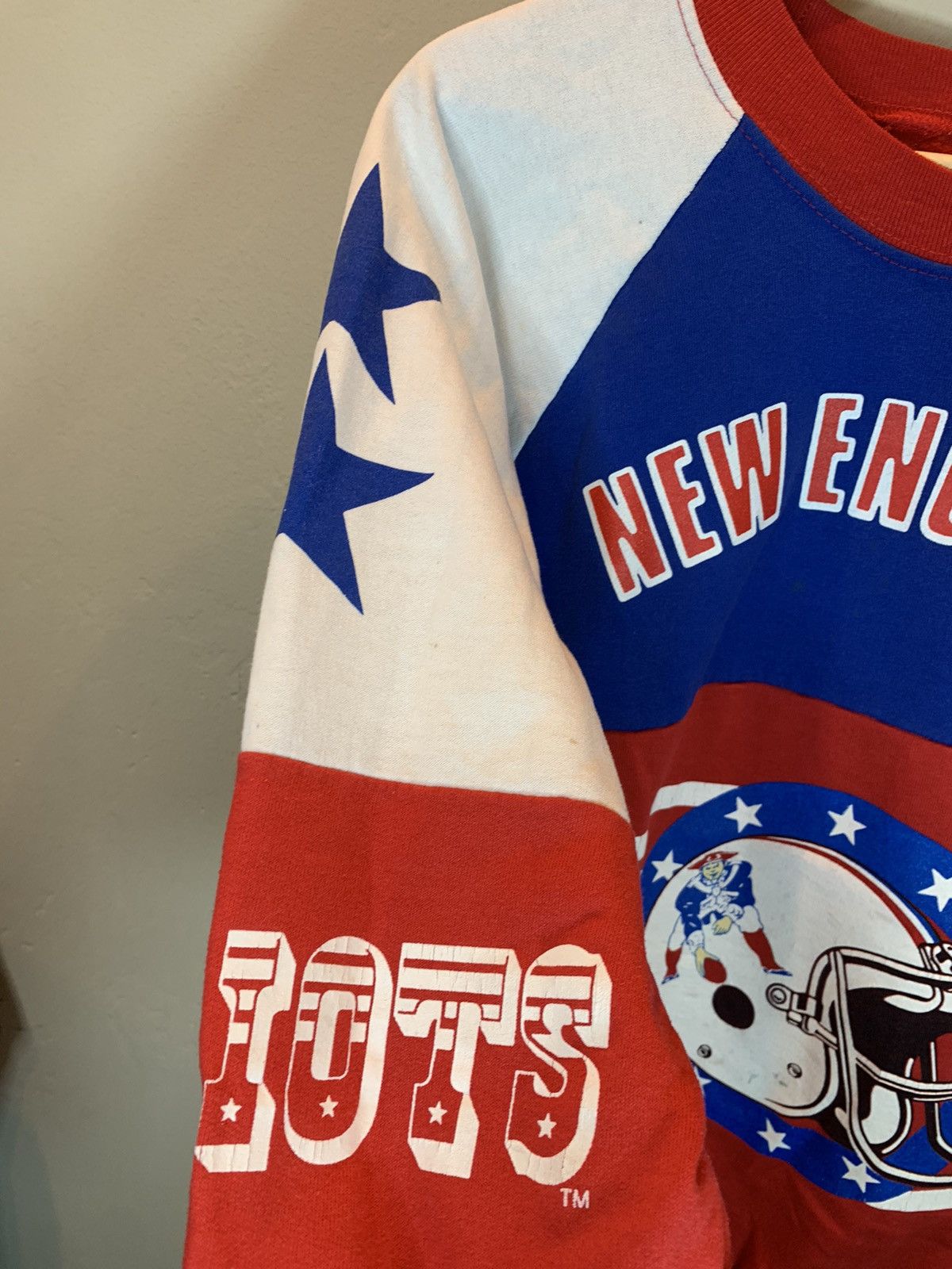 NFL × Vintage *RARE* Vintage 1970’s New England Patriots NFL Sweatshirt Size US M / EU 48-50 / 2 - 7 Thumbnail