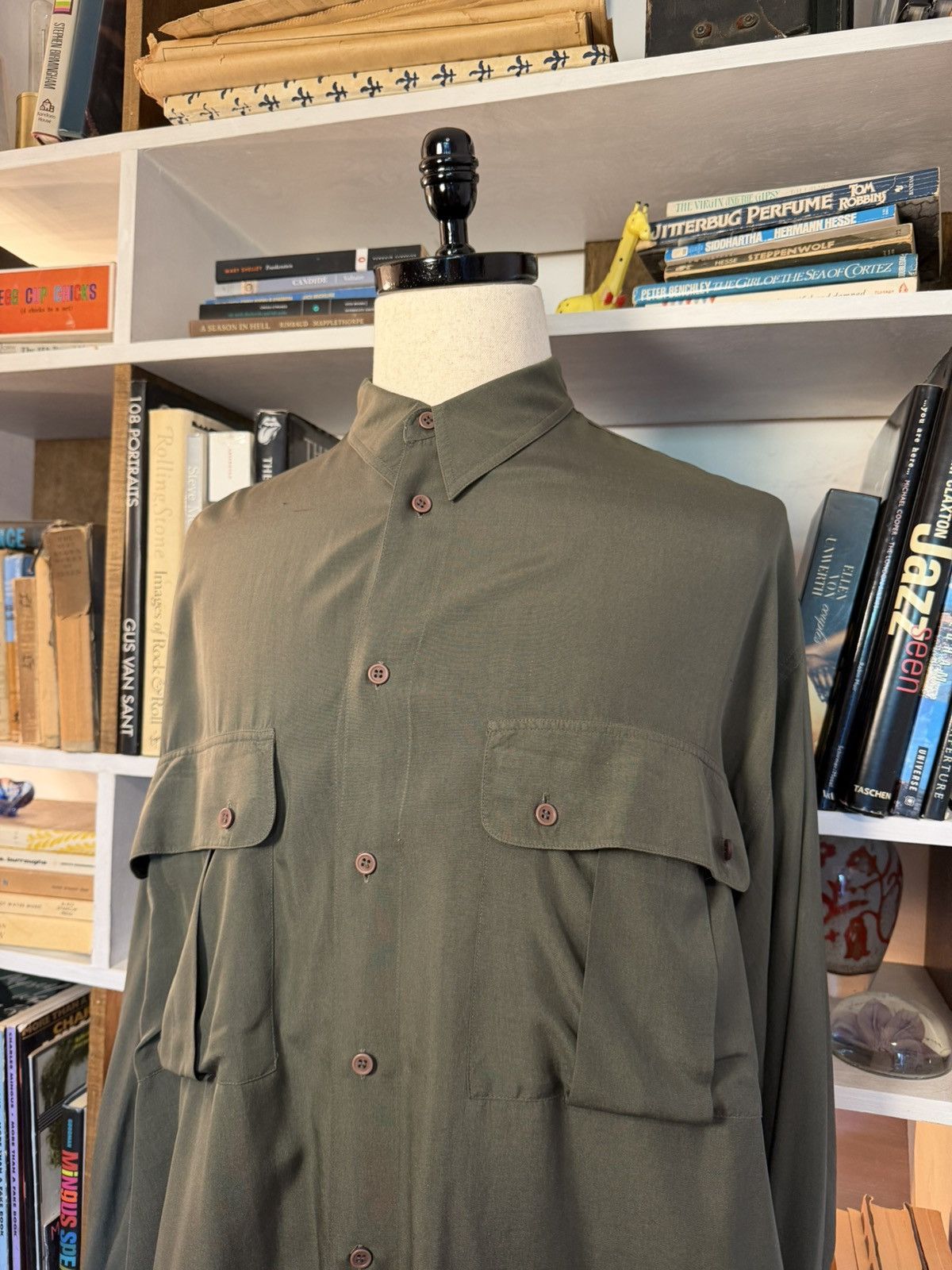 Vintage go silk 90s button down Size US L / EU 52-54 / 3 - 2 Thumbnail