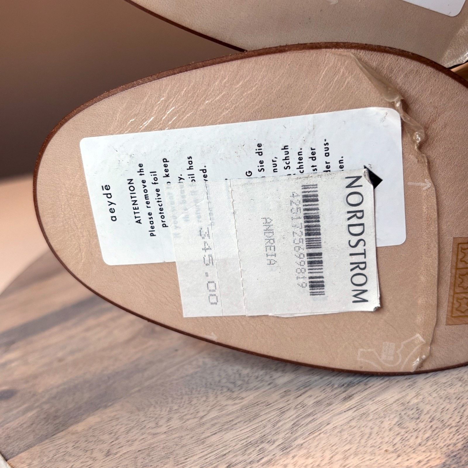aeyde Aeyde Andrea Cream Leather Ankle Boots New Nordstrom US 7 Size US 7 / IT 37 - 11 Thumbnail