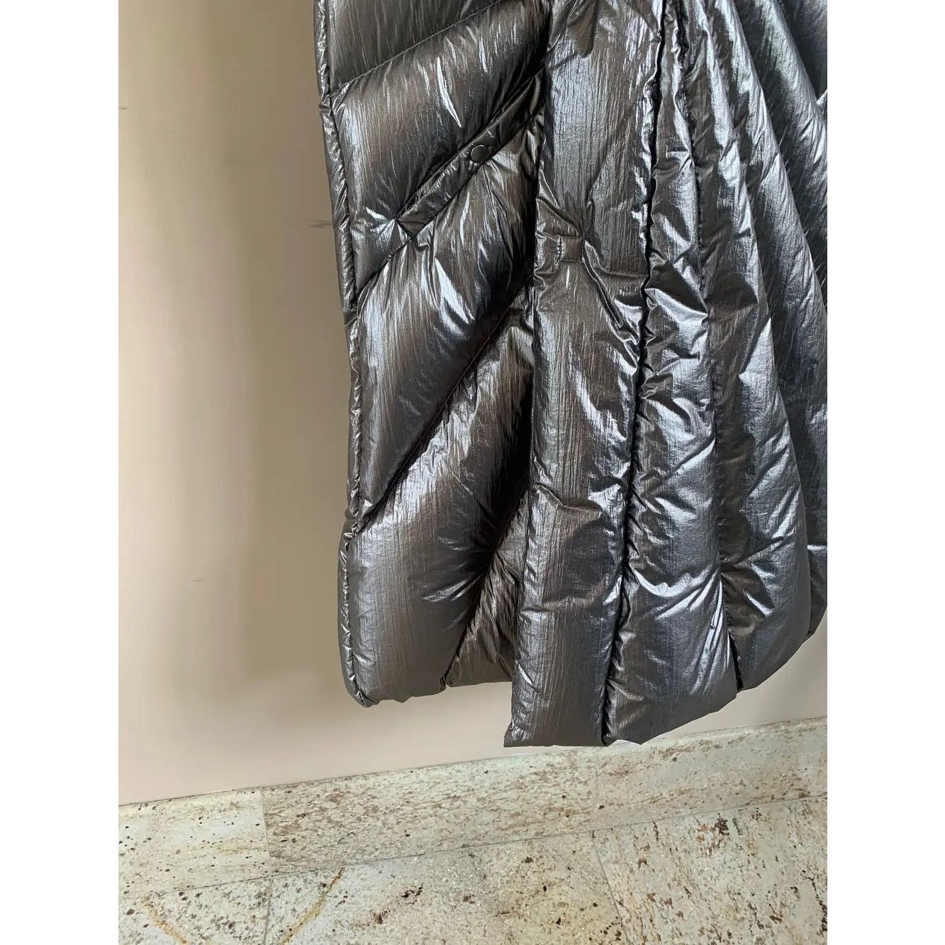 Moncler × Rick Owens o1rshd1 FW20 Porterville Goose Down Parka in Silver Size US XS / EU 42 / 0 - 3 Thumbnail