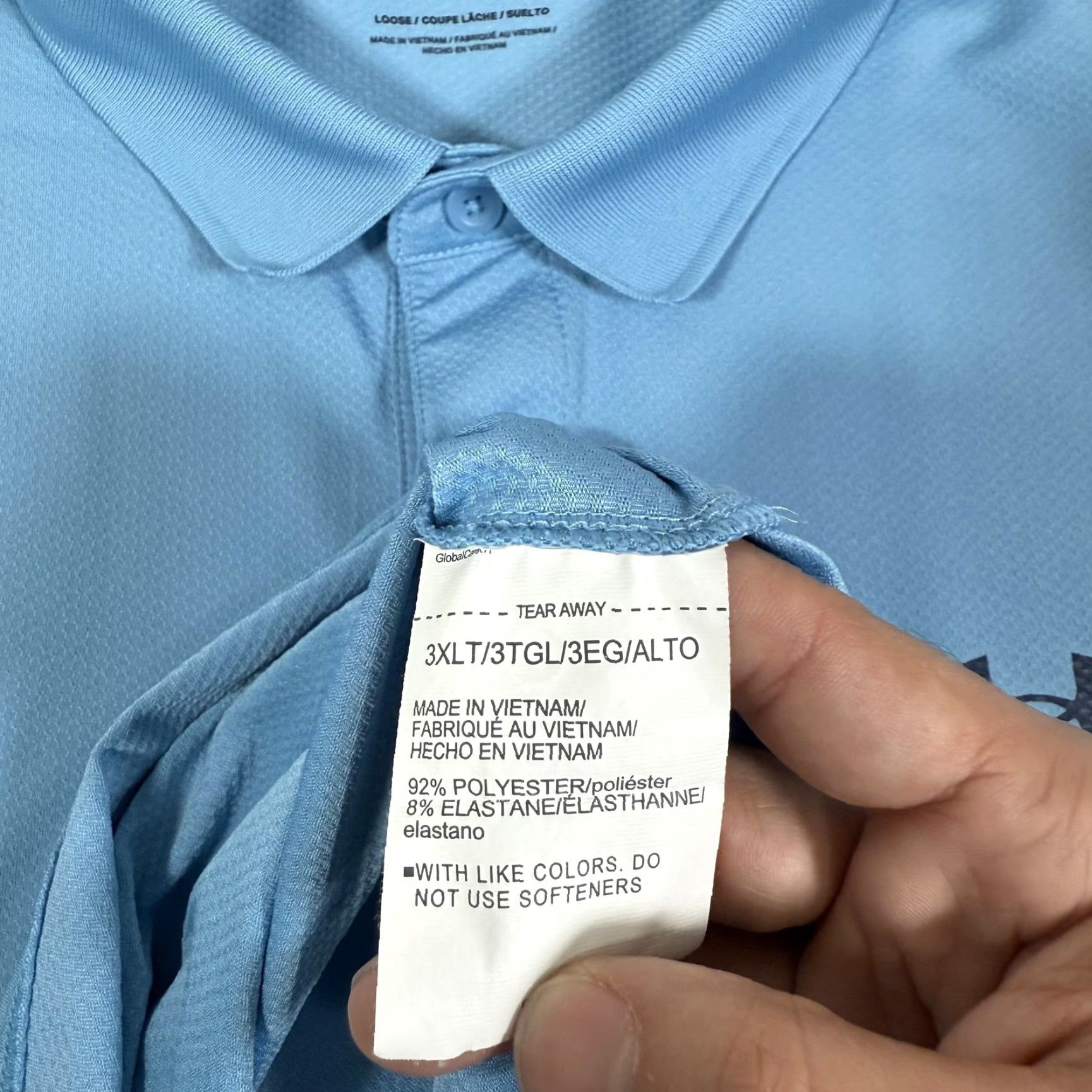 Under Armour Under Armour Polo Shirt Mens 3XL Blue Performance Golf Stretch Athletic Basic Shirt Size US XXL / EU 58 / 5 - 7 Thumbnail