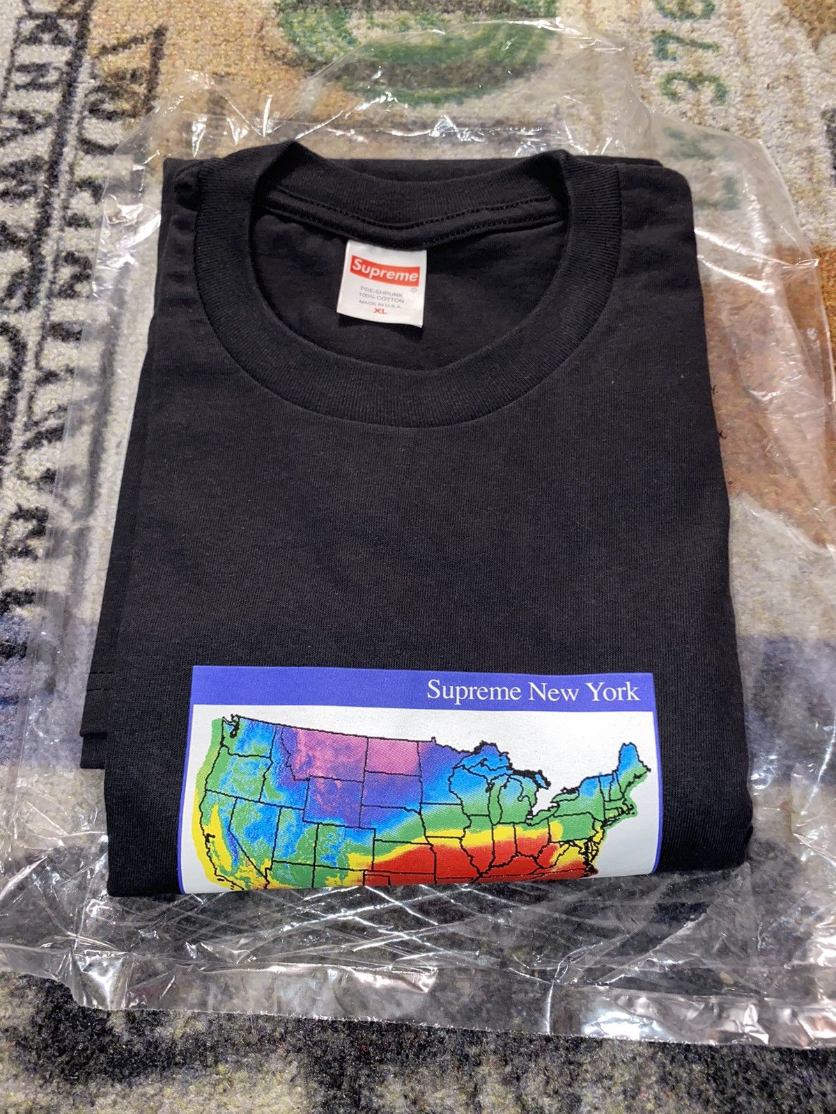 Supreme Supreme Weather Tee Black | Grailed