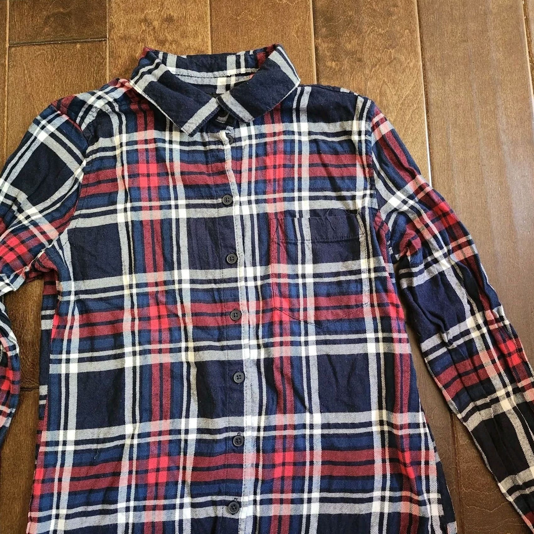 Joe Boxer Joe Boxer Men's Plaid Flannel Button Shirt - Size S - Multicolor, Long Sleeve, Casual, 90s Theme, Regular Fit, Machine Washable Size US S / EU 44-46 / 1 - 7 Thumbnail