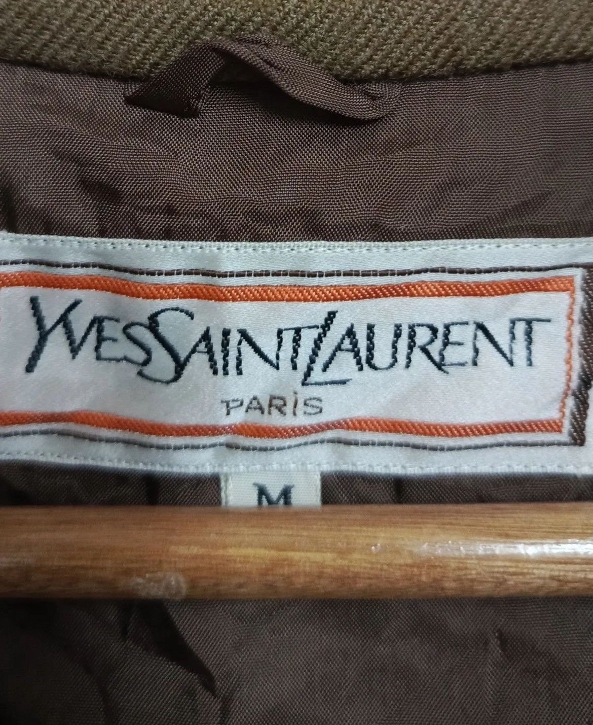Saint Laurent Paris Vintage Yves Saint Laurent Luxury Trench Coat Size M / US 6-8 / IT 42-44 - 7 Thumbnail