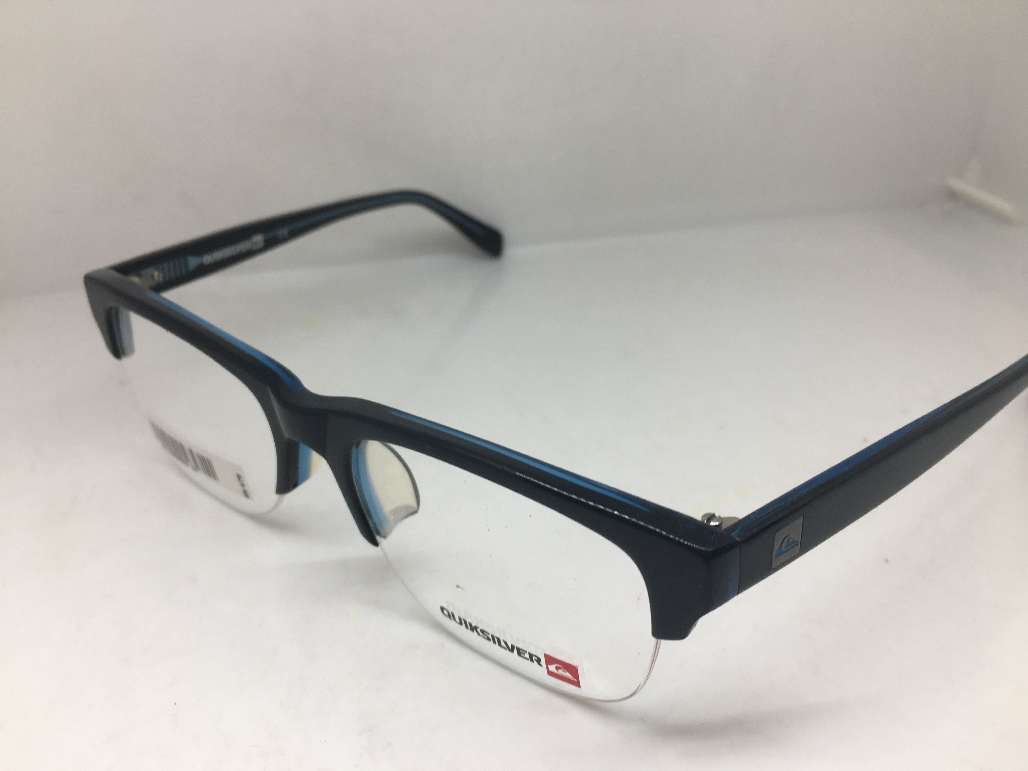 Other Quiksilver QS-A002 Malcolm X Black Blue Eyeglasses Frame Size ONE SIZE - 3 Thumbnail