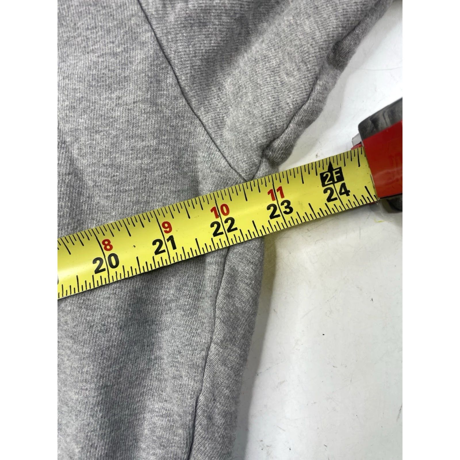 MOTHER Mother Sweatshirt Womens M Pullover V-Neck Long Sleeve Gray Cotton Fleece All Seasons USA 3/4 Sleeve The Loosen Up Cropped Size M / US 6-8 / IT 42-44 - 6 Thumbnail